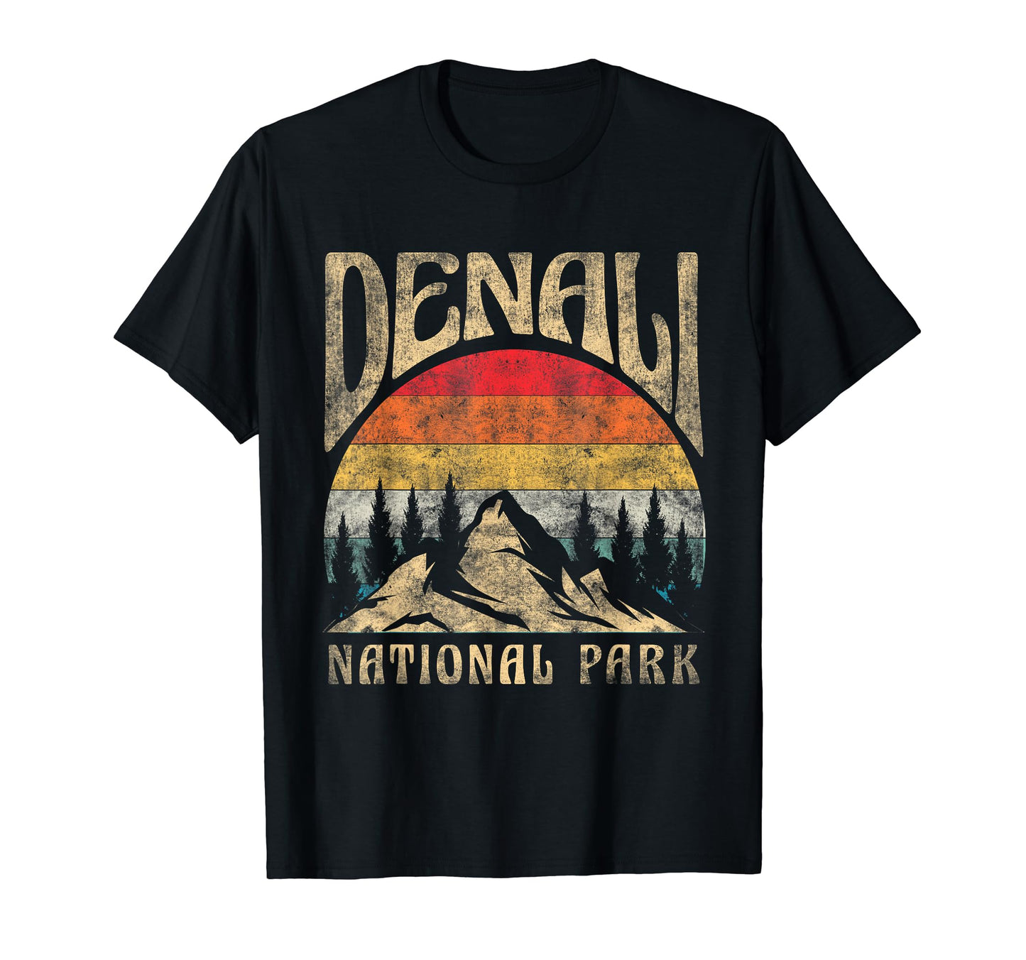 Mt Denali National Park Alaska Mountain T-Shirt - Graphic Print for Adults - T-Shirt, Sweatshirt, Hoodie