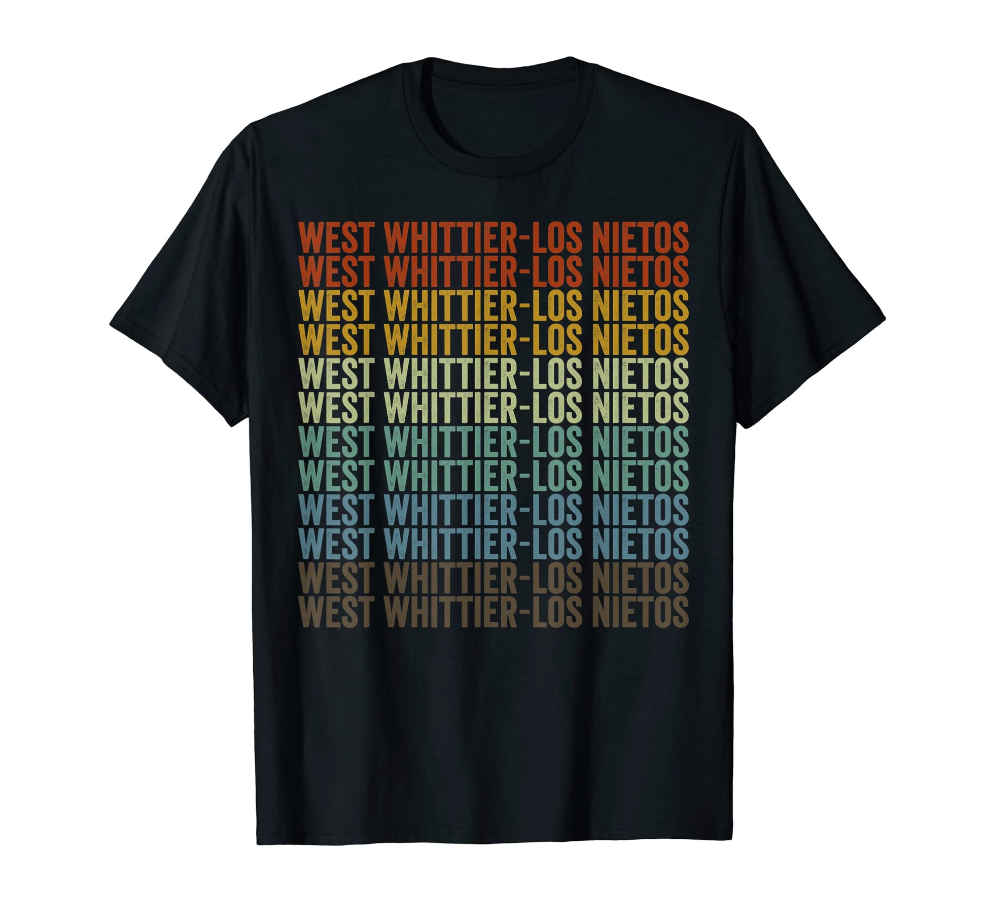 West Whittier Los Nietos City T-Shirt - Streetwear Style for Adults - T-Shirt, Sweatshirt, Hoodie