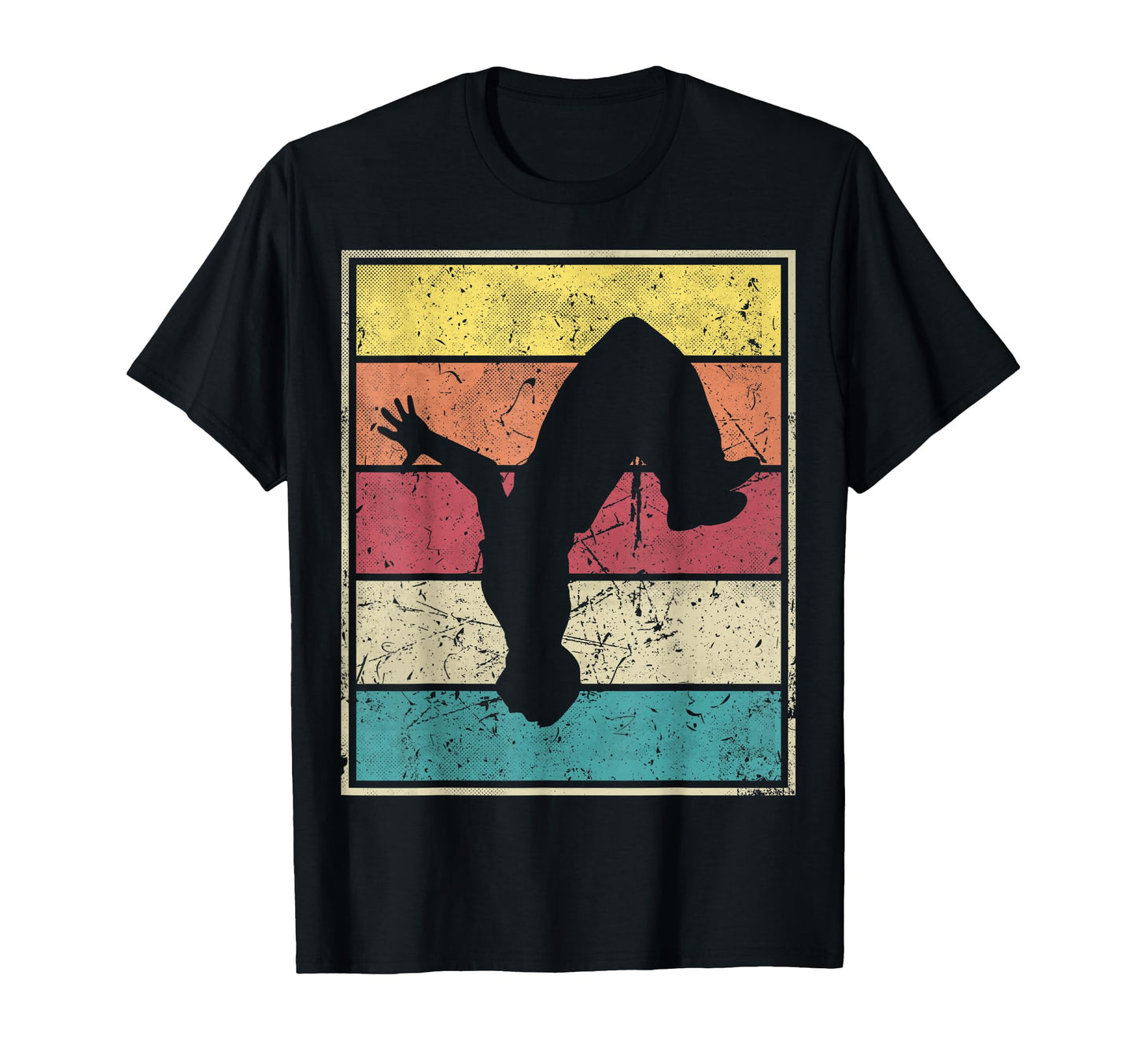 Parkour Backflip Stripes T-Shirt - Custom Art Print Men Women - T-Shirt, Sweatshirt, Hoodie