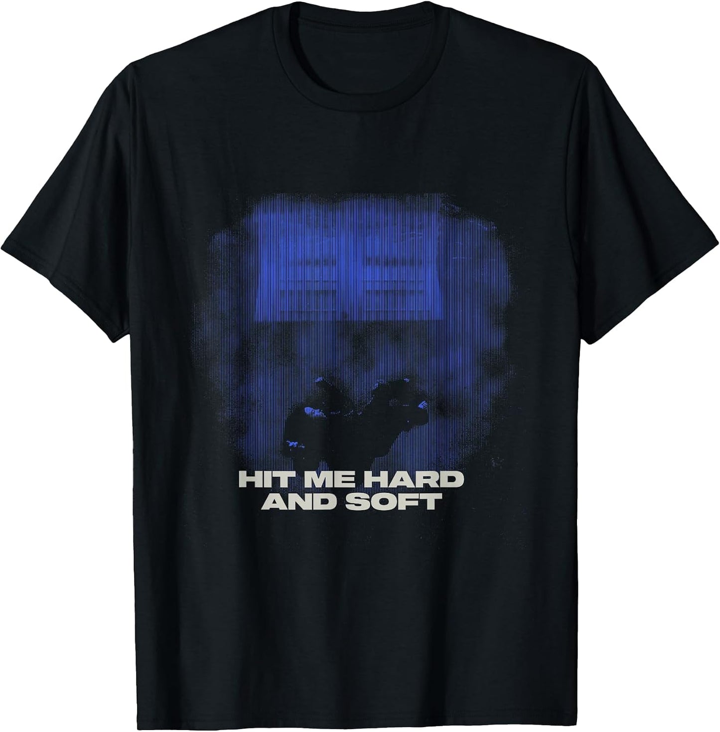 Official Billie Eilish HIT ME Hard and Soft Blue - Adult & Kids T-Shirts, Sweatshirts & Hoodies apparel design preview 1