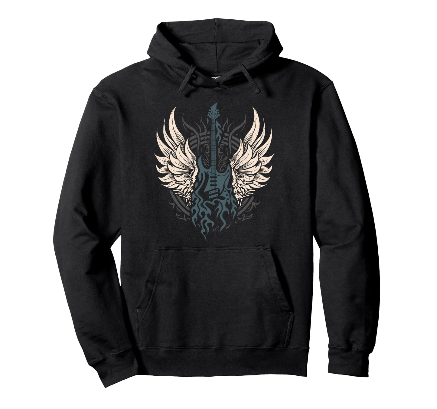 80S Rock Music Guitar Rock Roll Hoodie - Casual Everyday Wear Unisex - T-Shirt, Sweatshirt, Hoodie
