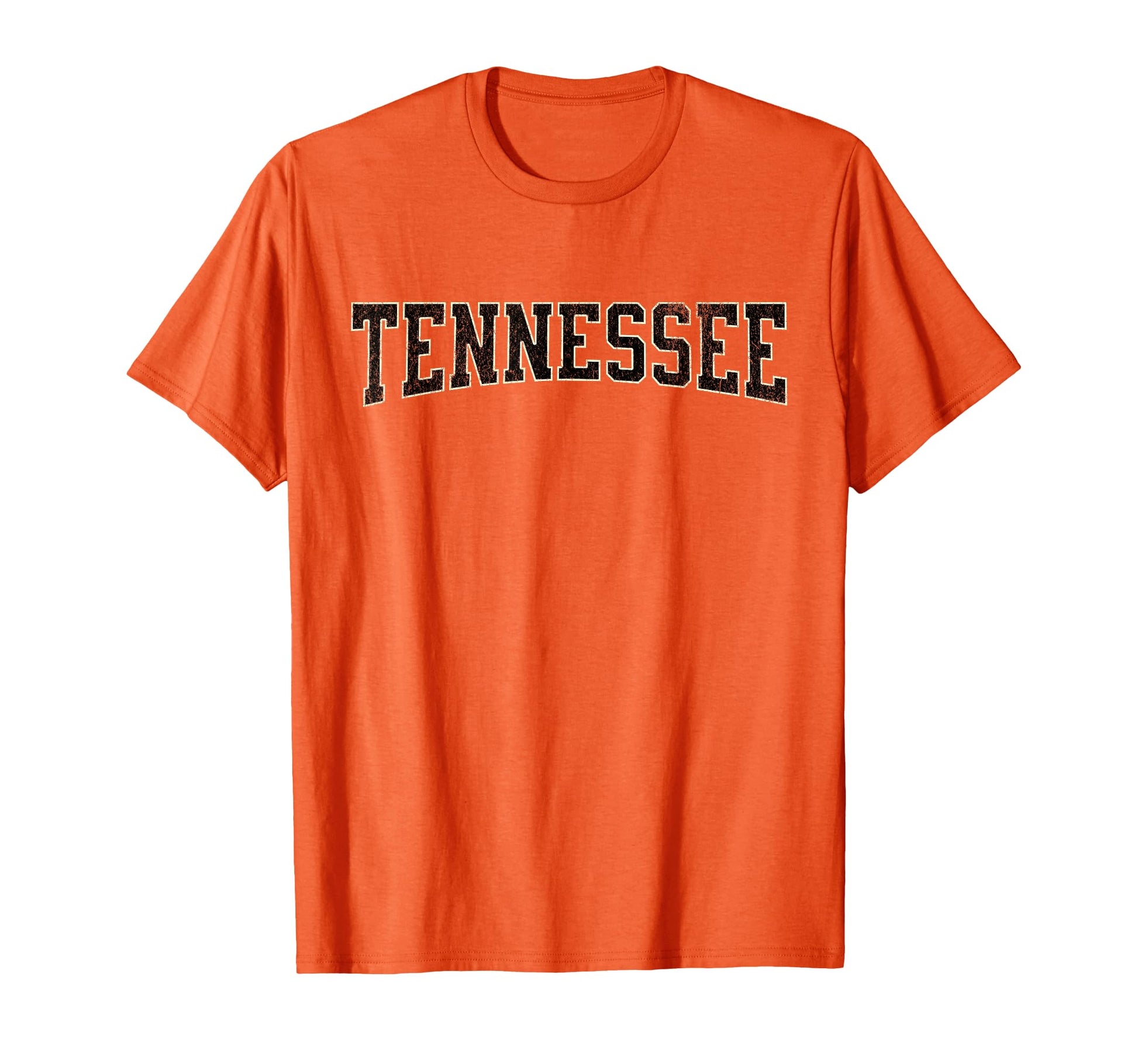Tennessee Distressed Orange T-Shirt - Minimalist Print Men Women - T-Shirt, Sweatshirt, Hoodie