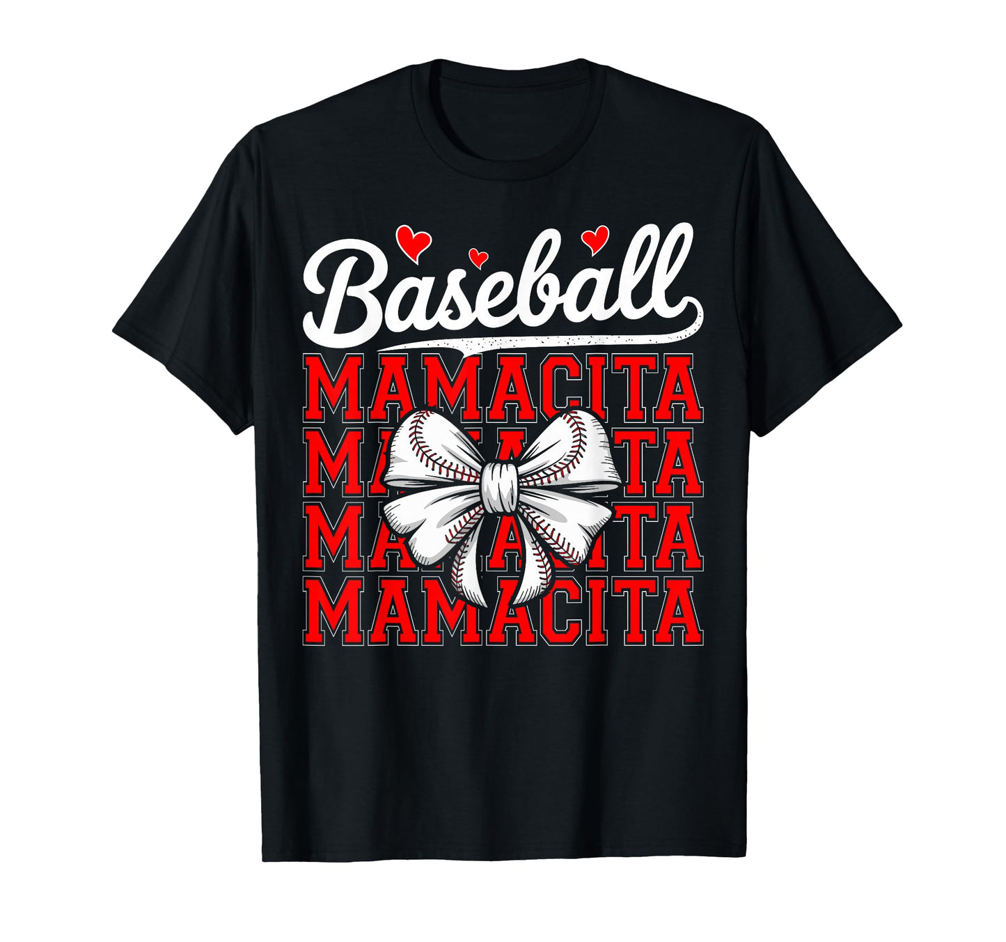 Game Day Mama Coquette Bow Baseball T-Shirt - Unique Graphic Unisex - T-Shirt, Sweatshirt, Hoodie