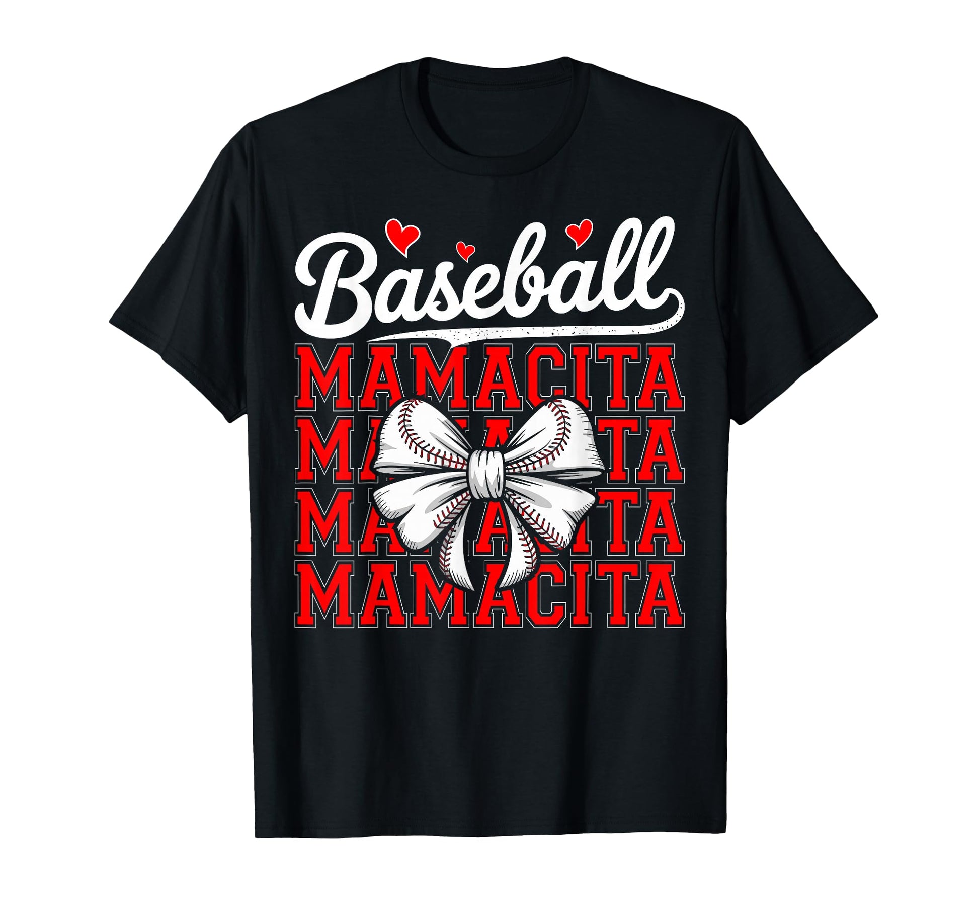 Game Day Mama Coquette Bow Baseball T-Shirt - Unique Graphic Unisex - T-Shirt, Sweatshirt, Hoodie