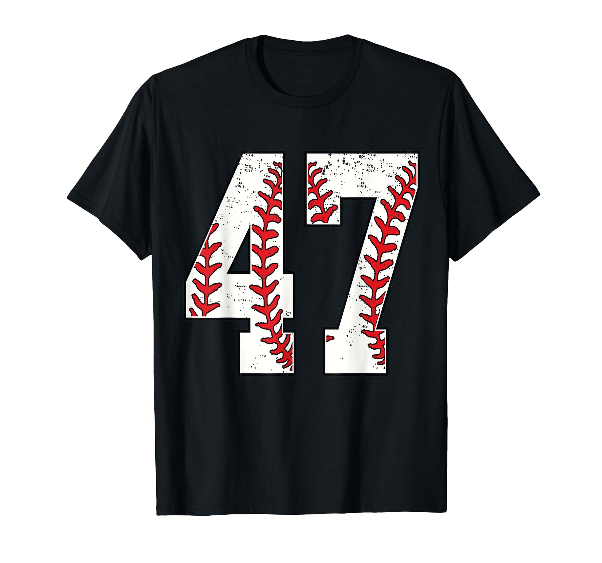 Number 47 Baseball 47 Jersey Number T-Shirt - Minimalist Print Unisex - T-Shirt, Sweatshirt, Hoodie