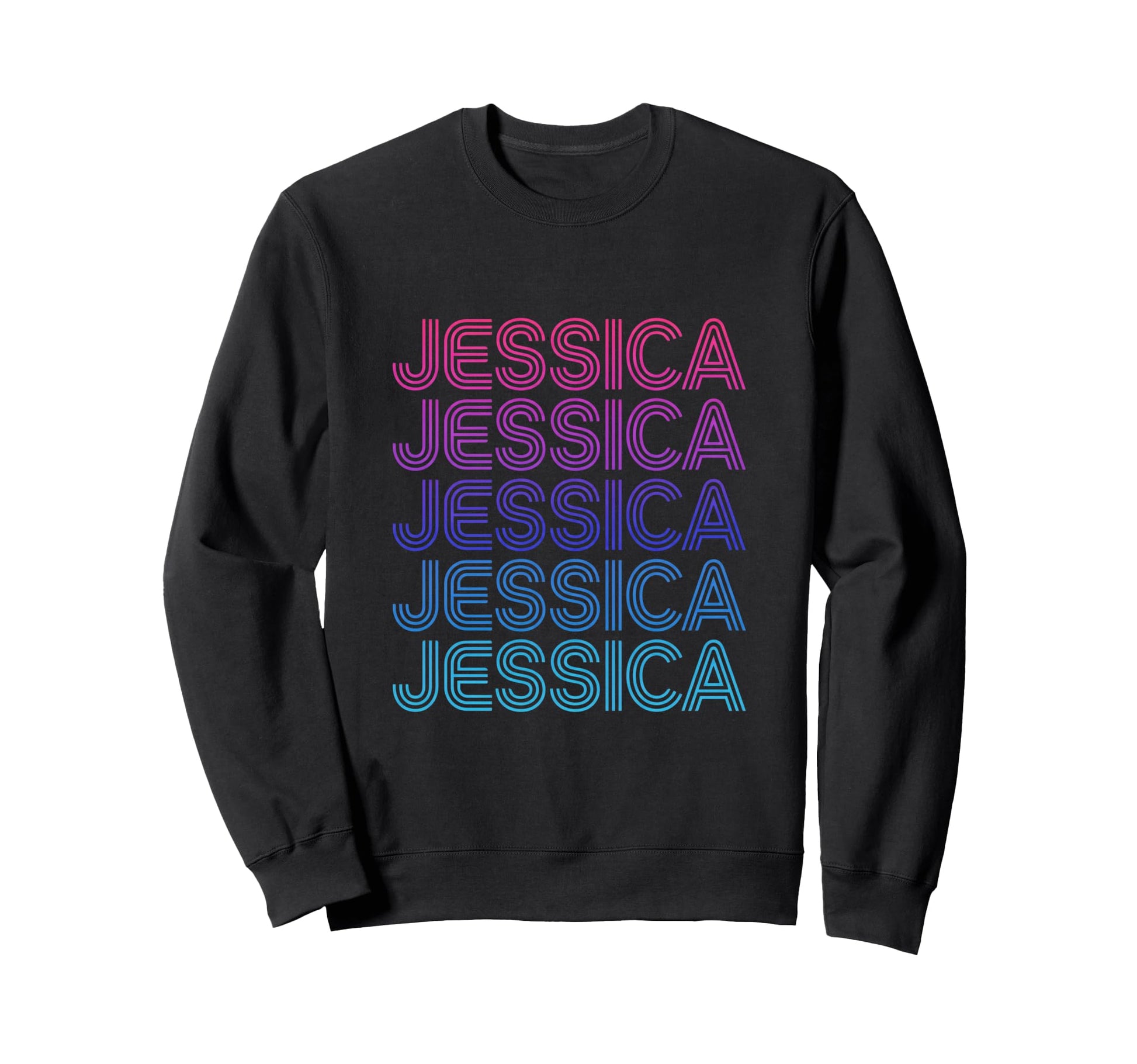 Jessica Funny Personalized Name Sweatshirt - Fun Novelty Design for Adults - T-Shirt, Sweatshirt, Hoodie