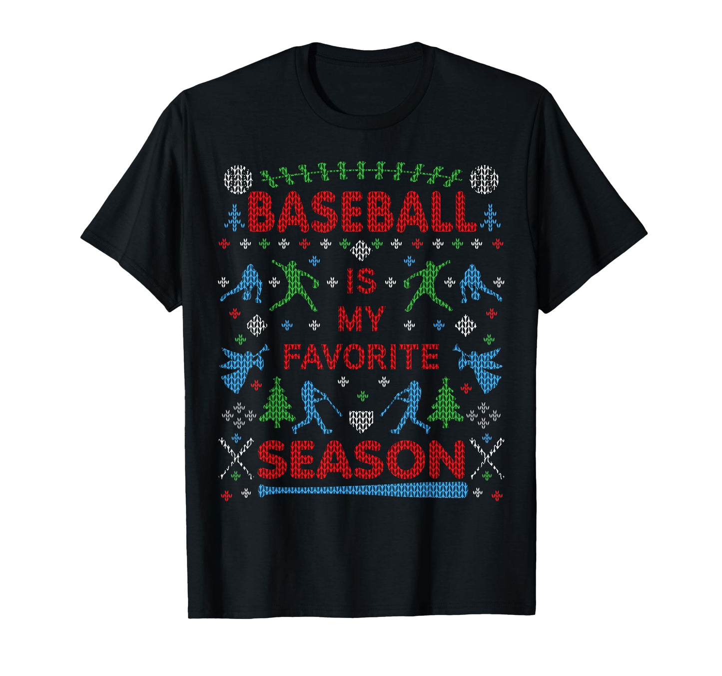 Funny Baseball Season Ugly Party T-Shirt - Custom Art Print for Adults - T-Shirt, Sweatshirt, Hoodie