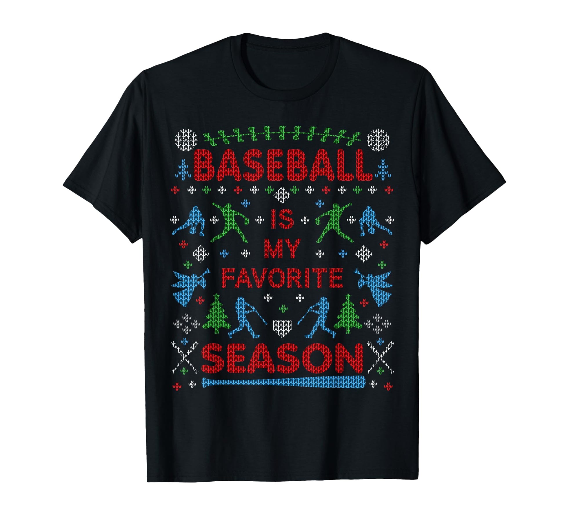 Funny Baseball Season Ugly Party T-Shirt - Custom Art Print for Adults - T-Shirt, Sweatshirt, Hoodie