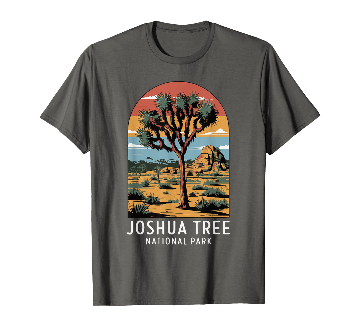 Joshua Tree National Park Art T-Shirt - Fun Novelty Design Men Women - T-Shirt, Sweatshirt, Hoodie