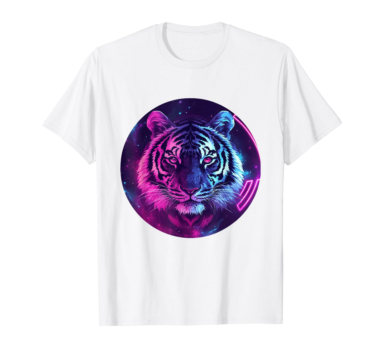 Tiger 80S Synthwave Africa Tiger T-Shirt - Minimalist Print for Adults - T-Shirt, Sweatshirt, Hoodie