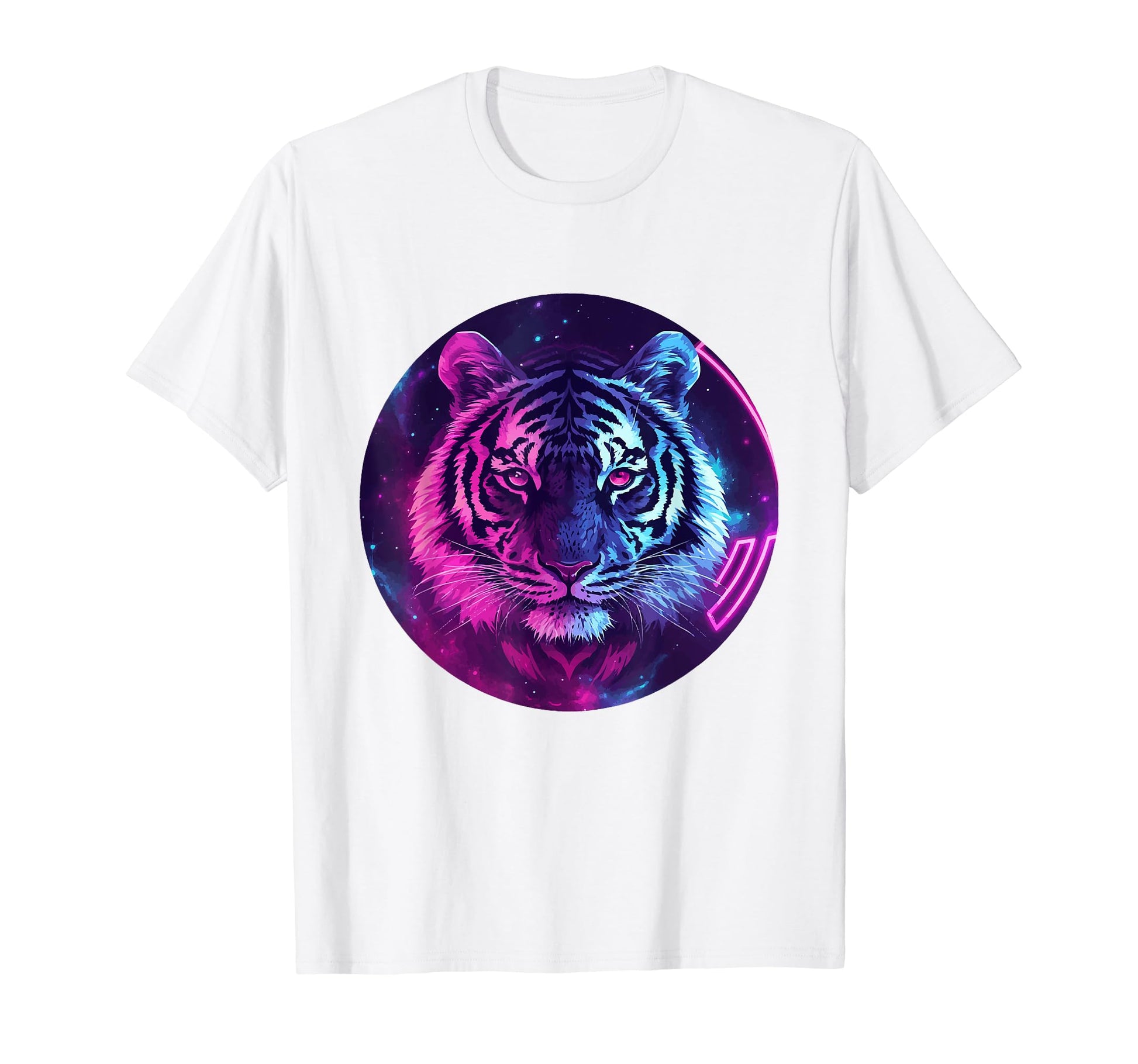 Tiger 80S Synthwave Africa Tiger T-Shirt - Minimalist Print for Adults - T-Shirt, Sweatshirt, Hoodie