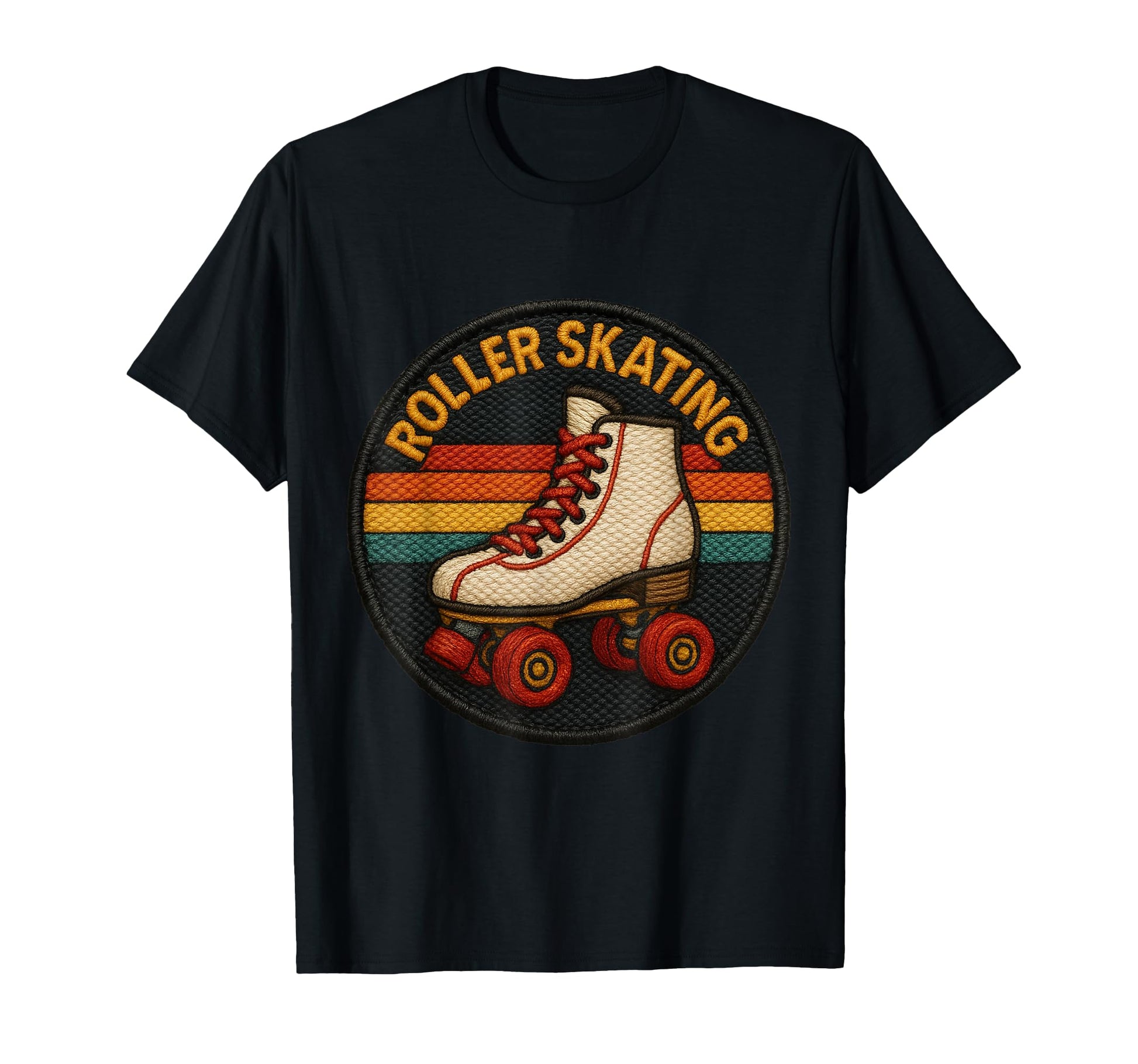 Roller Skating Disco Vibes 70S 80S T-Shirt - Minimalist Print for Adults - T-Shirt, Sweatshirt, Hoodie