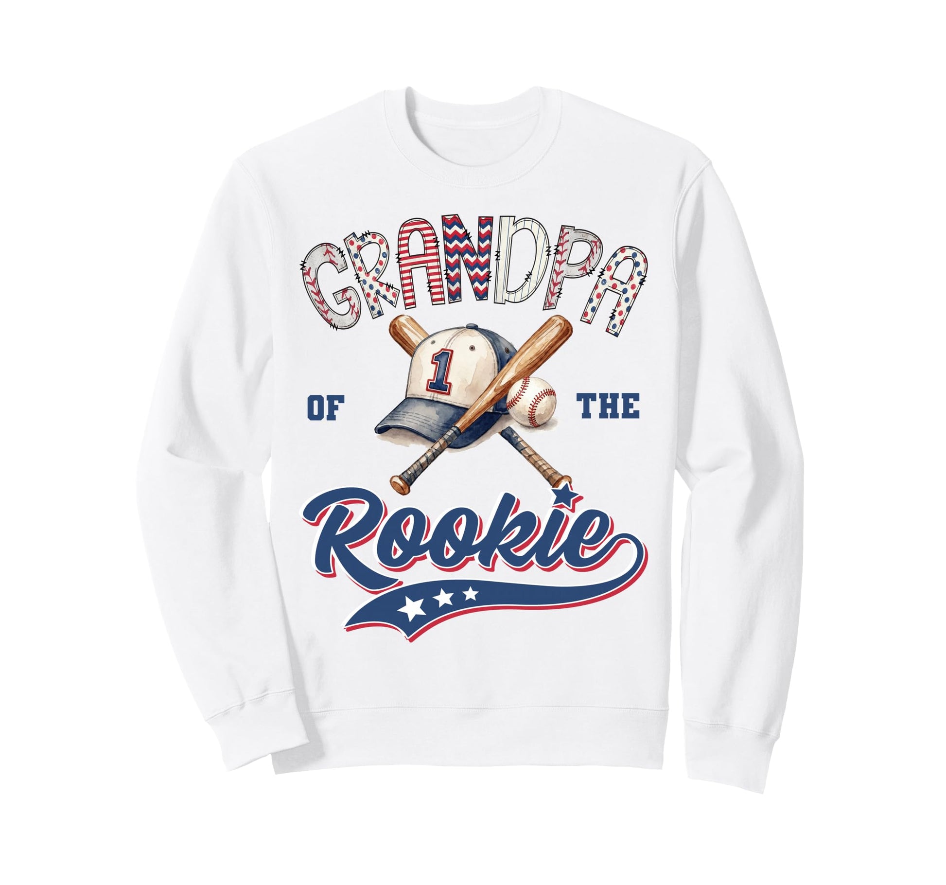 Grandpa Rookie Year 1St Birthday Sweatshirt - Minimalist Print Men Women - T-Shirt, Sweatshirt, Hoodie