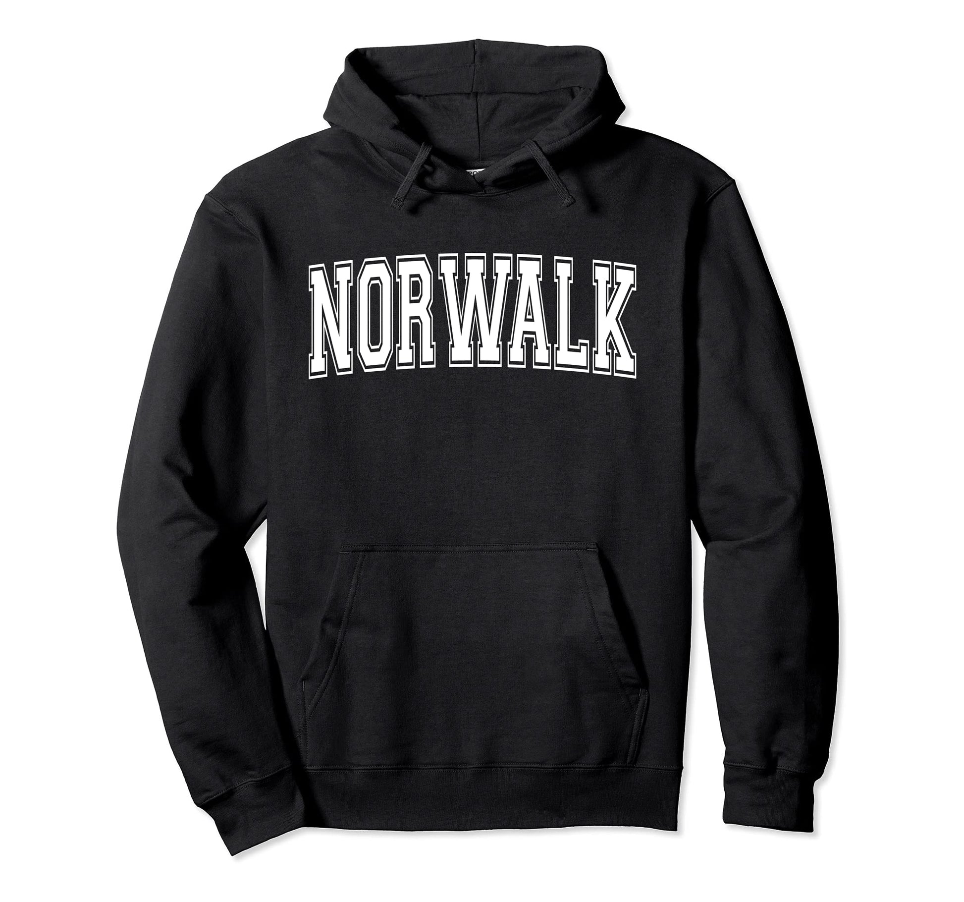Norwalk Ct Connecticut Usa Sports Varsity Hoodie - Novelty Apparel Unisex - T-Shirt, Sweatshirt, Hoodie
