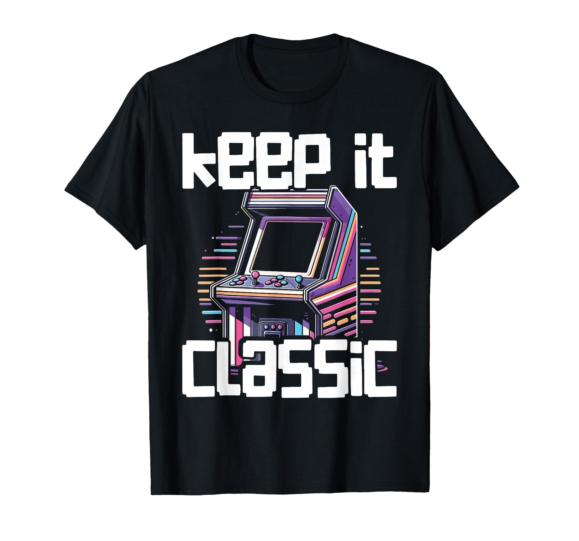 80S Arcade Nostalgia Pixel Art Video T-Shirt - Unique Graphic Men Women - T-Shirt, Sweatshirt, Hoodie
