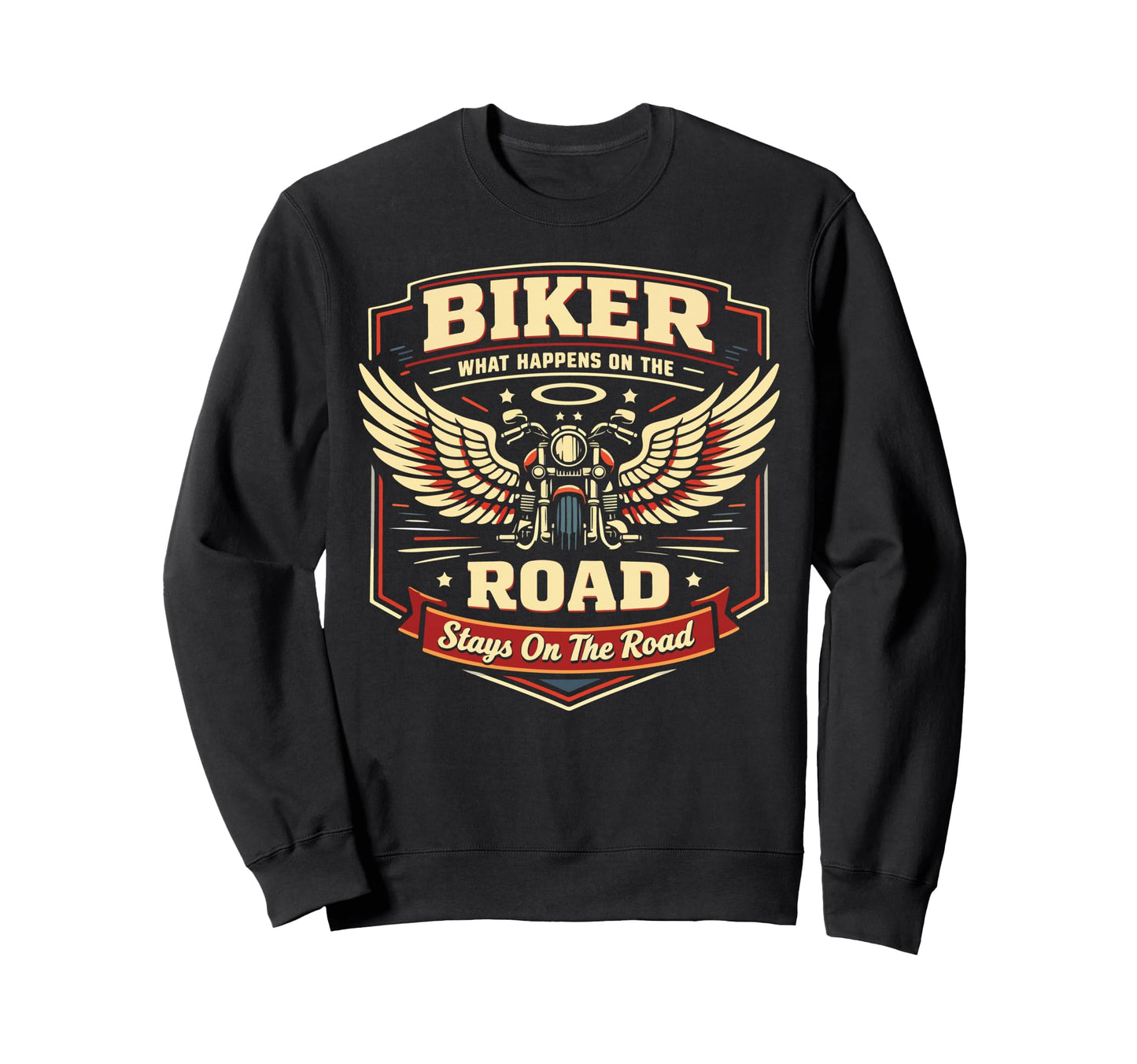 Motorcycle Biker Biker What Sweatshirt - Aesthetic Graphic for Adults - T-Shirt, Sweatshirt, Hoodie