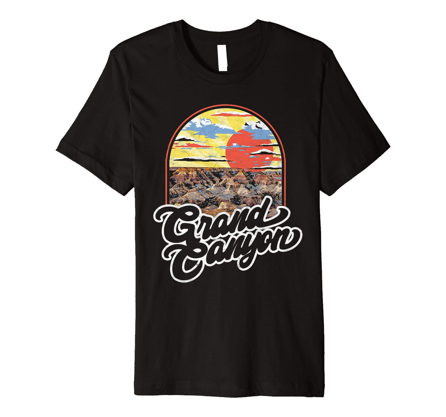 Grand Canyon National Park 80S T-Shirt - Custom Art Print Men Women - T-Shirt, Sweatshirt, Hoodie