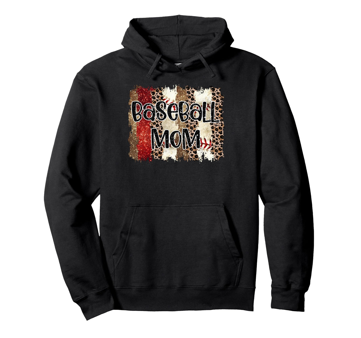 Blessed Leopard Baseball Mother Sport Hoodie - Minimalist Print Unisex - T-Shirt, Sweatshirt, Hoodie