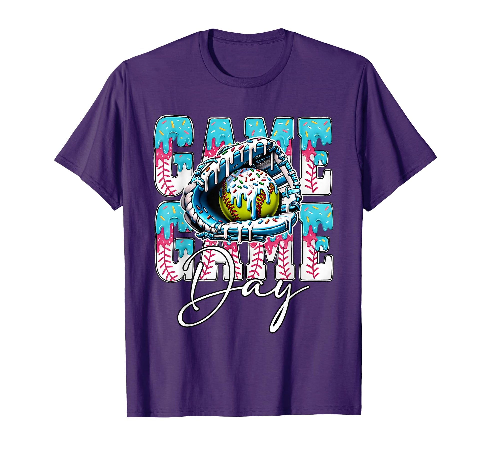 Game Day Baseball Gloves Baseball T-Shirt - Minimalist Print for Adults - T-Shirt, Sweatshirt, Hoodie