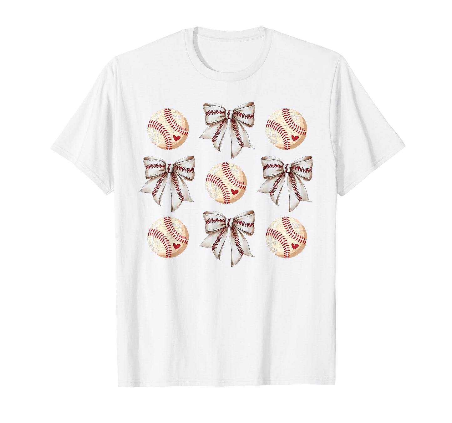 Baseball Team Coquette Bow T-Shirt - Unique Graphic for Adults - T-Shirt, Sweatshirt, Hoodie