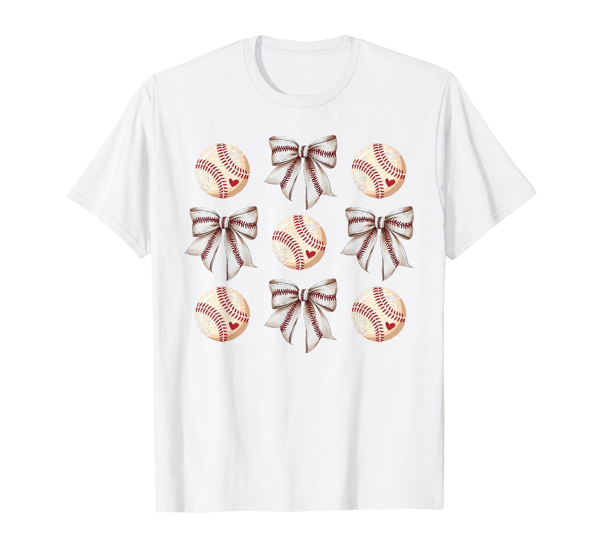 Baseball Team Coquette Bow T-Shirt - Unique Graphic for Adults - T-Shirt, Sweatshirt, Hoodie
