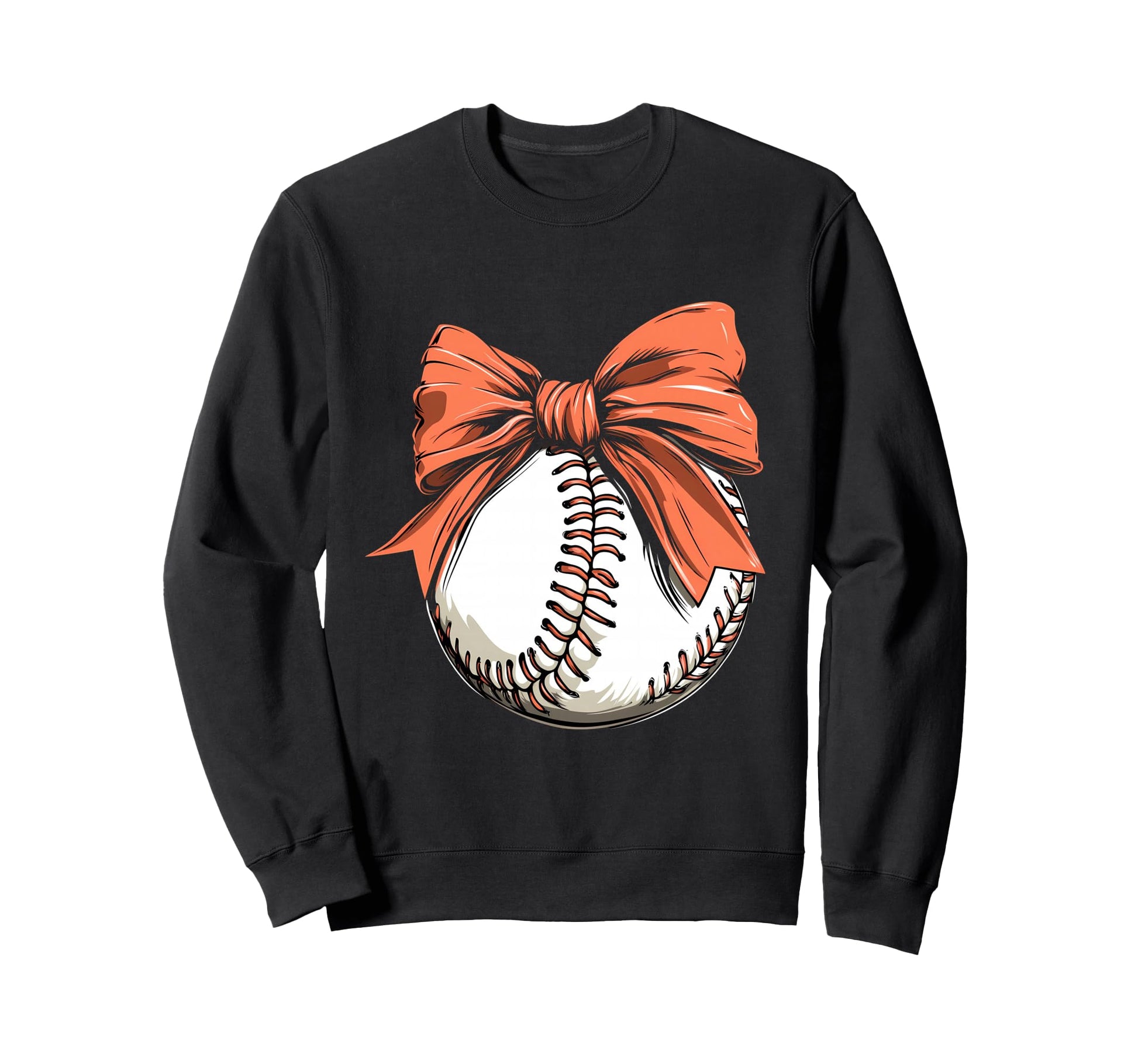 Baseball Coquette Bow Baseball Player Sweatshirt - Trendy Graphic Unisex - T-Shirt, Sweatshirt, Hoodie