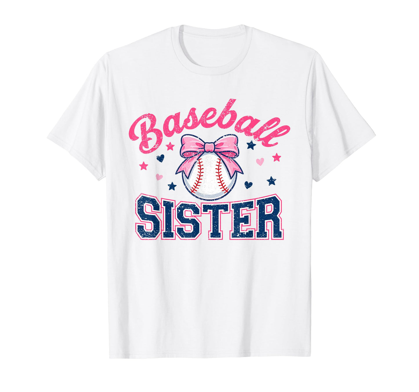 Baseball Sister Coquette Bow Biggest T-Shirt - Fun Novelty Design Unisex - T-Shirt, Sweatshirt, Hoodie
