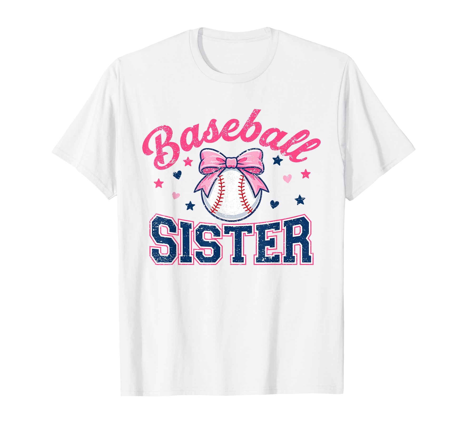 Baseball Sister Coquette Bow Biggest T-Shirt - Fun Novelty Design Unisex - T-Shirt, Sweatshirt, Hoodie