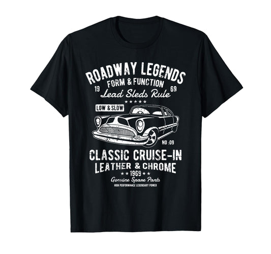 Automotive Nostalgia Car Cruise T-Shirt - Minimalist Print for Adults - T-Shirt, Sweatshirt, Hoodie