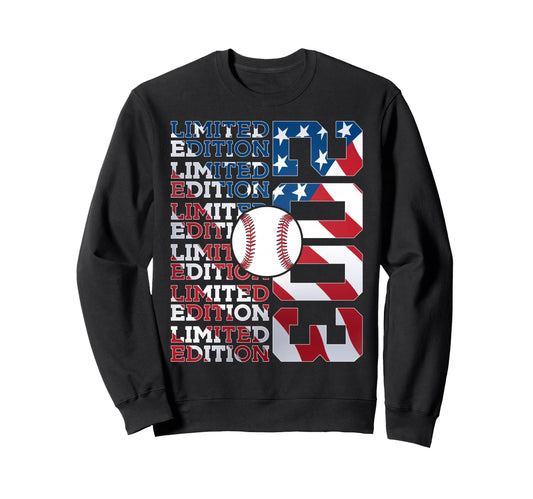2003 Baseball 23Rd Birthday Sweatshirt - Trendy Graphic Men Women - T-Shirt, Sweatshirt, Hoodie