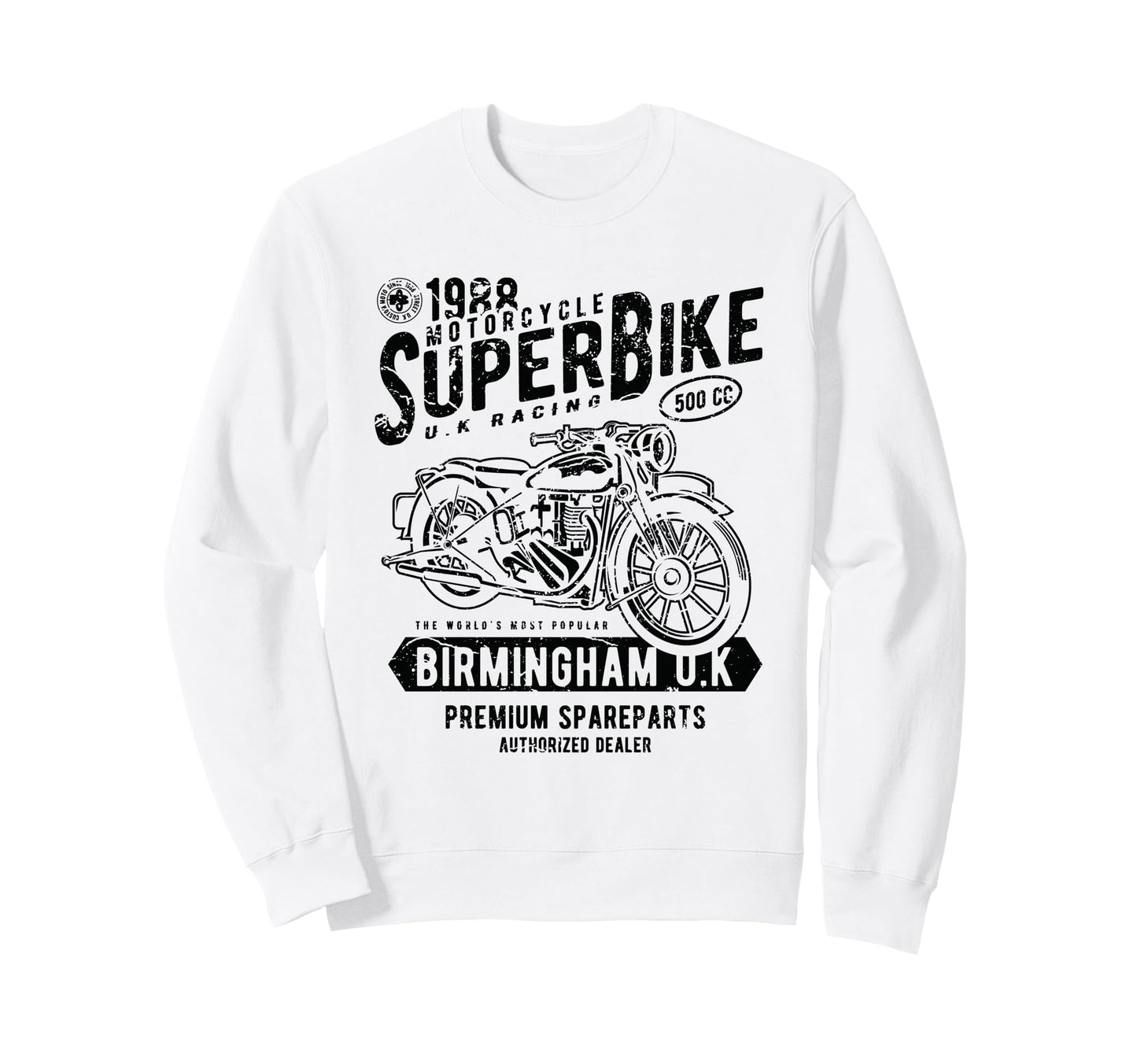 Uk Superbike Motorcycle Race Sweatshirt - Fun Novelty Design Men Women - T-Shirt, Sweatshirt, Hoodie