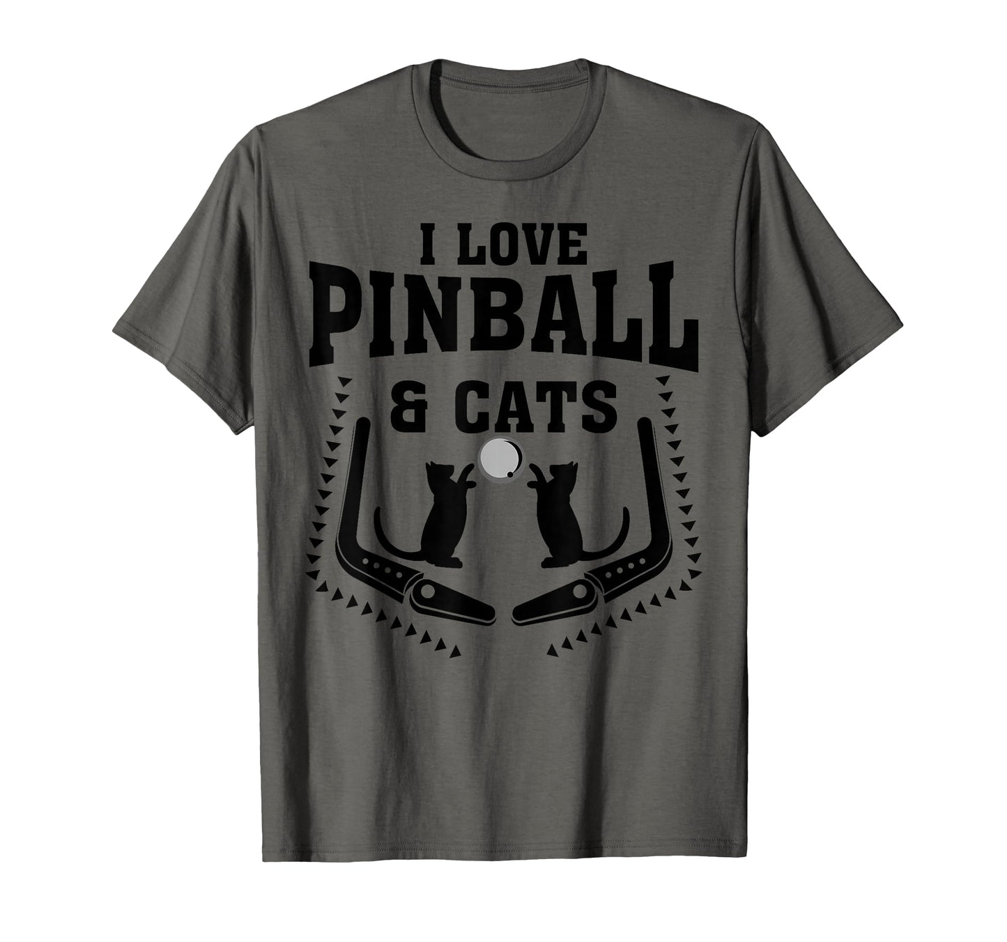 Sponsored Ad Funny I Love Pinball Cats T-Shirt - Novelty Apparel Men Women - T-Shirt, Sweatshirt, Hoodie
