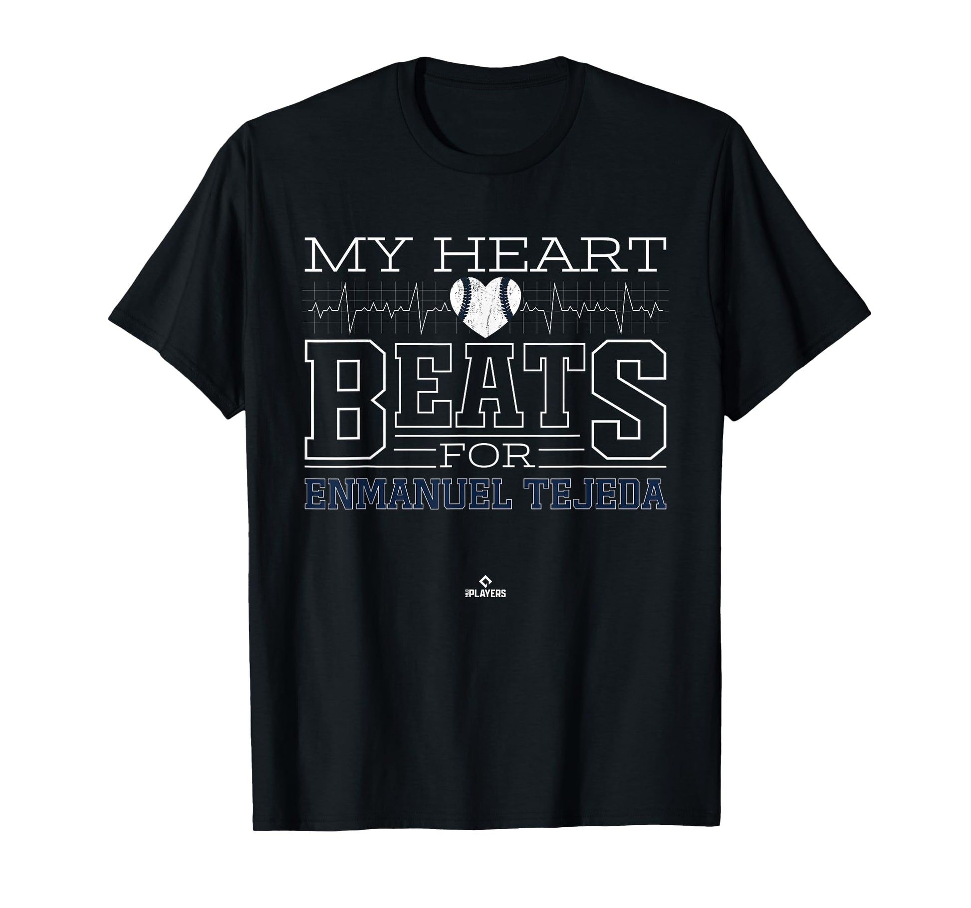 My Heart Beats Enmanuel Tejeda T-Shirt - Casual Everyday Wear Men Women - T-Shirt, Sweatshirt, Hoodie