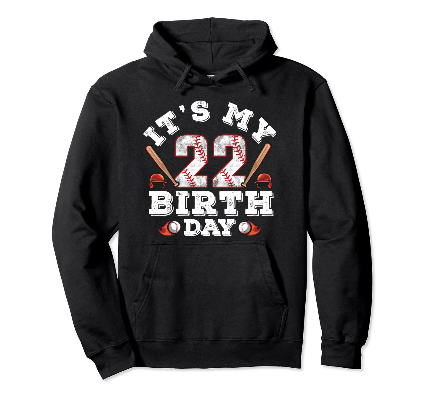 Its My 22Nd Birthday 22 Jersey 22 Year Hoodie - Streetwear Style Unisex - T-Shirt, Sweatshirt, Hoodie