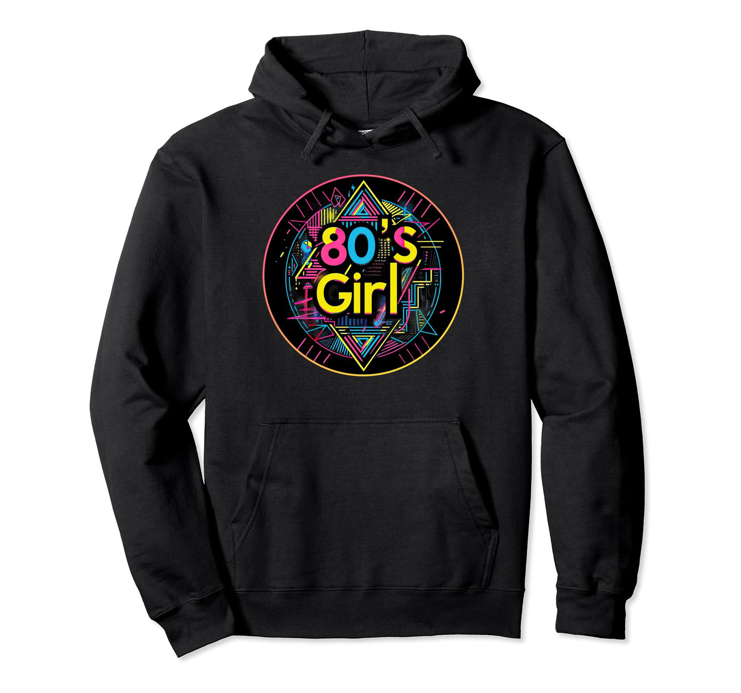 80S 1980S Party Costume Synthwave Hoodie - Novelty Apparel for Adults - T-Shirt, Sweatshirt, Hoodie