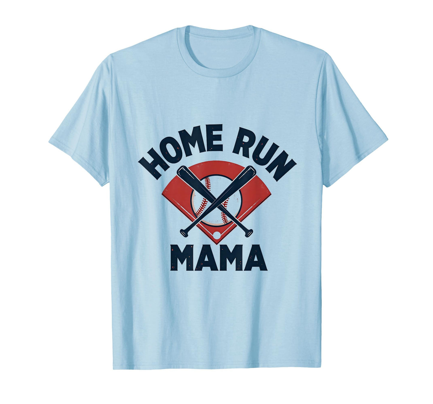 Home Run Mama Baseball Mom T-Shirt - Graphic Print for Adults - T-Shirt, Sweatshirt, Hoodie
