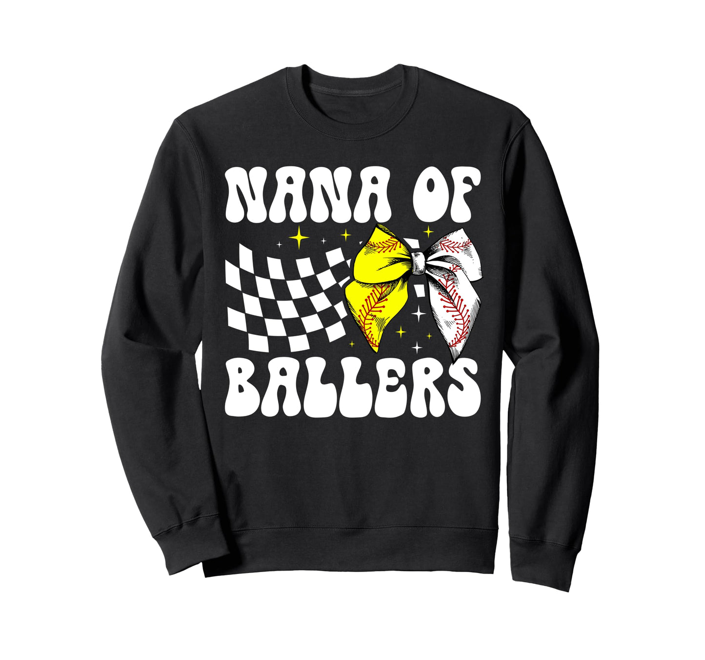 Nana Ballers Coquette Sweatshirt - Casual Everyday Wear for Adults - T-Shirt, Sweatshirt, Hoodie