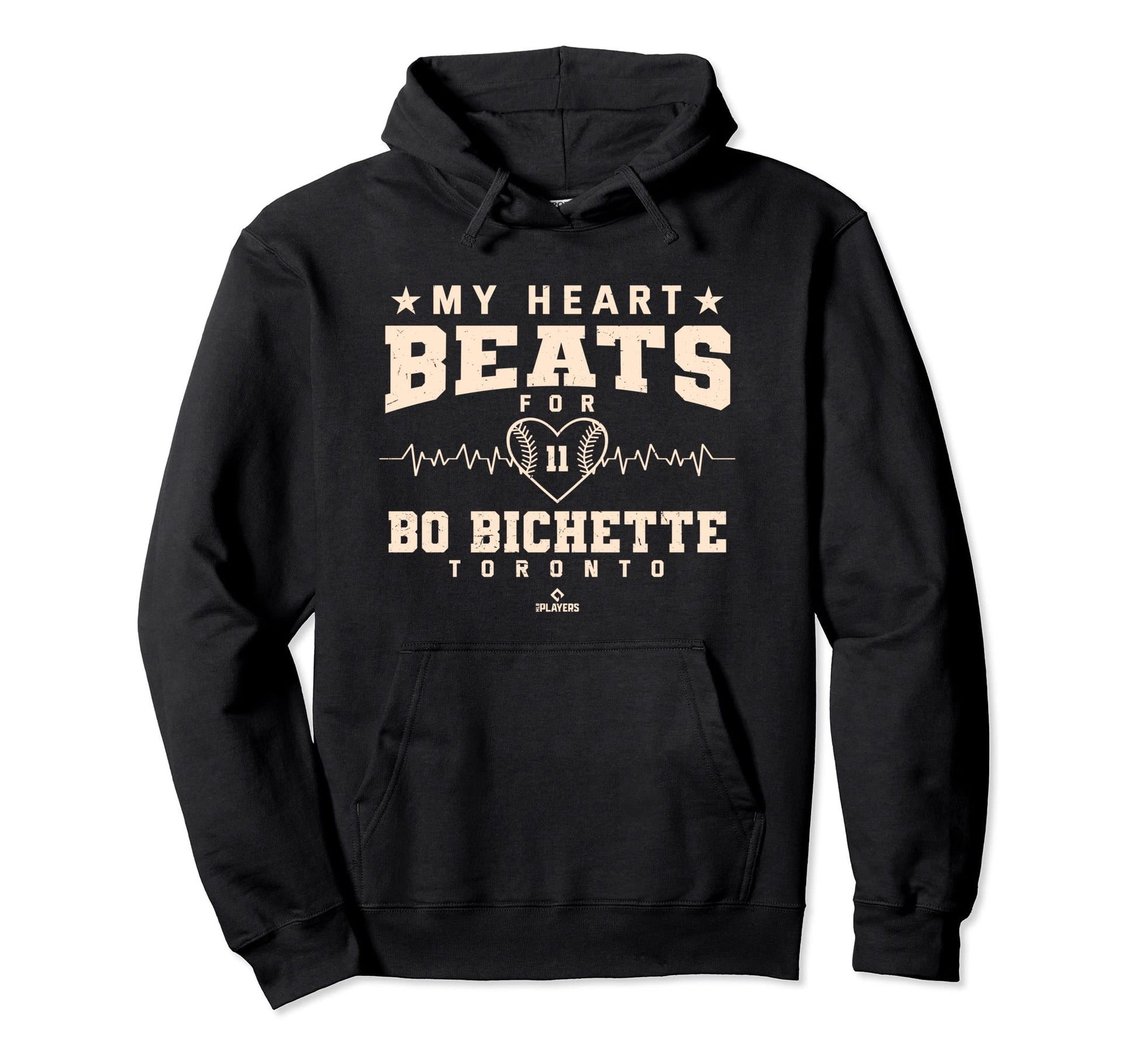 My Heart Beats Bo Bichette Toronto Hoodie - Casual Everyday Wear Men Women - T-Shirt, Sweatshirt, Hoodie