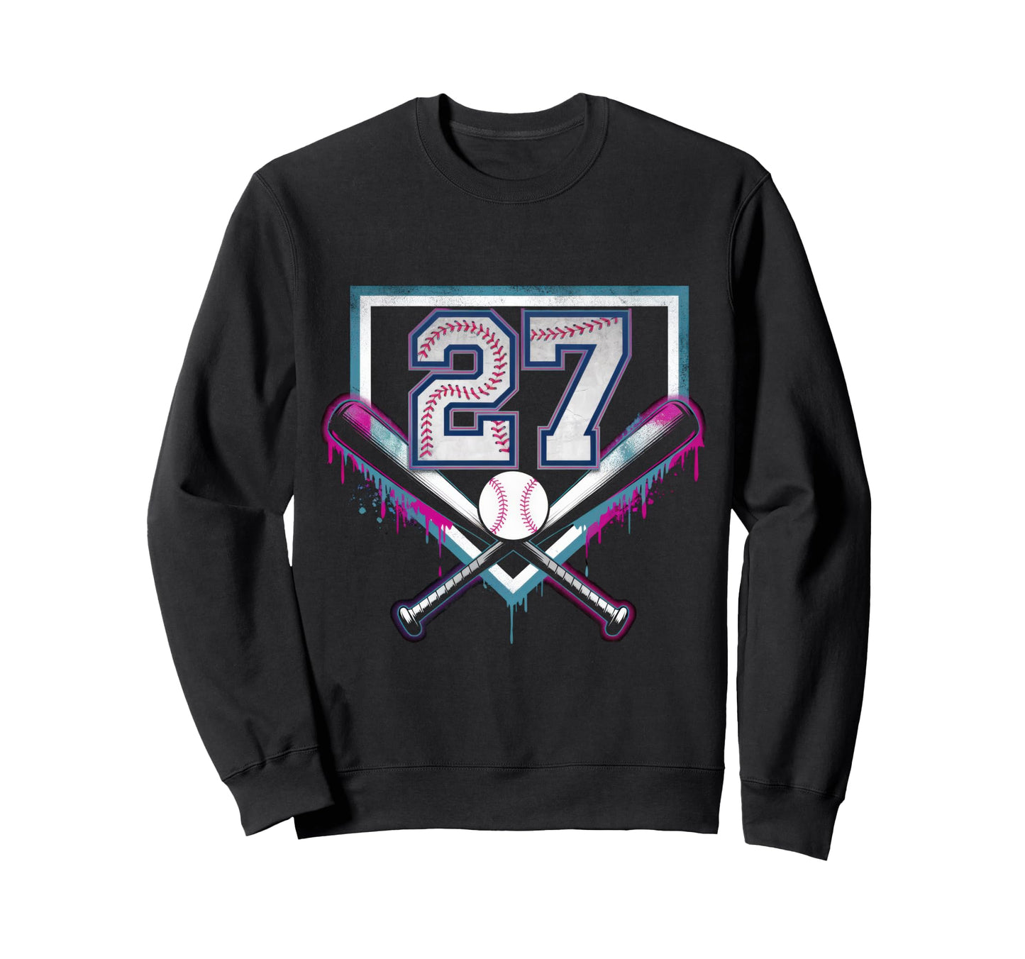 Sprinkle 27Th Birthday Baseball Sweatshirt - Fun Novelty Design Men Women - T-Shirt, Sweatshirt, Hoodie
