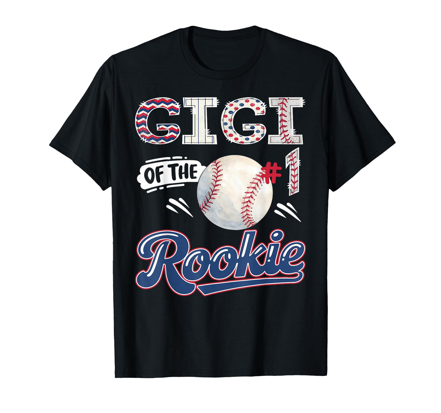 Gigi Rookie Baseball 1St Birthday T-Shirt - Aesthetic Graphic Men Women - T-Shirt, Sweatshirt, Hoodie