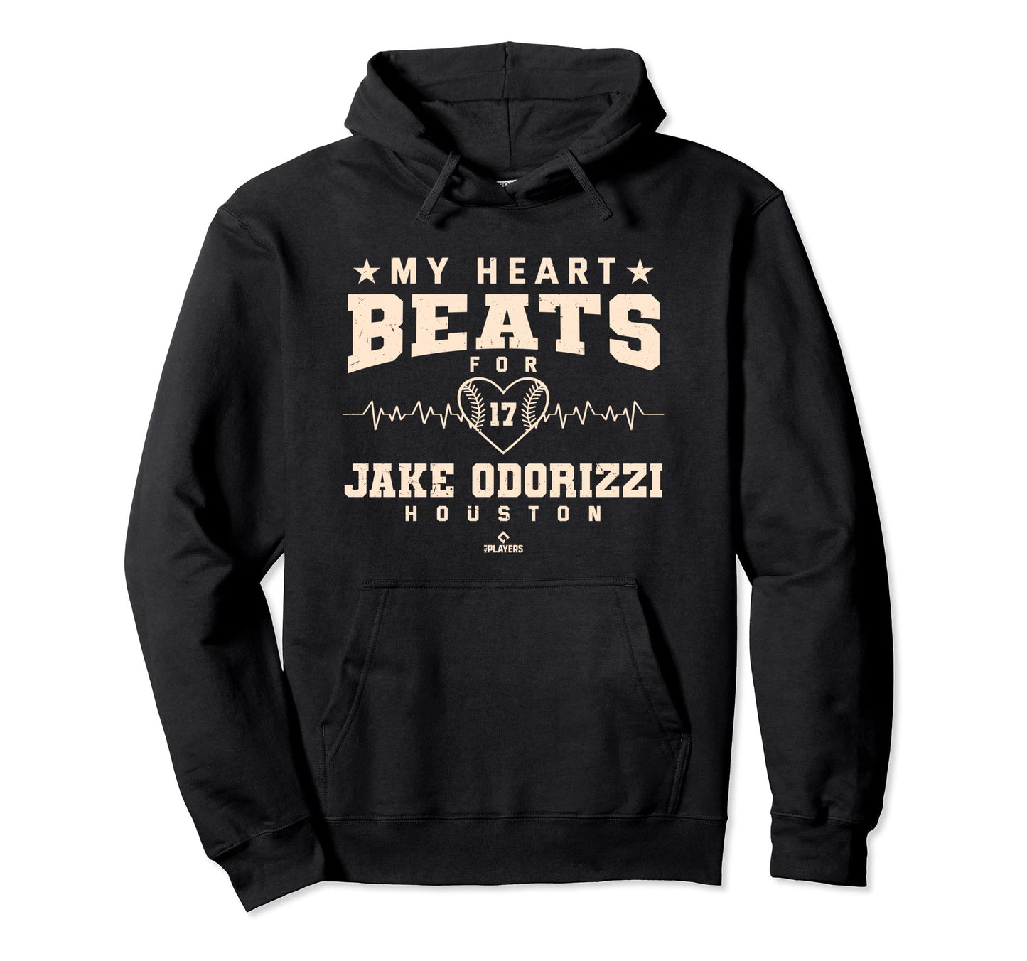 My Heart Beats Jake Odorizzi Baseball Hoodie - Trendy Graphic Unisex - T-Shirt, Sweatshirt, Hoodie