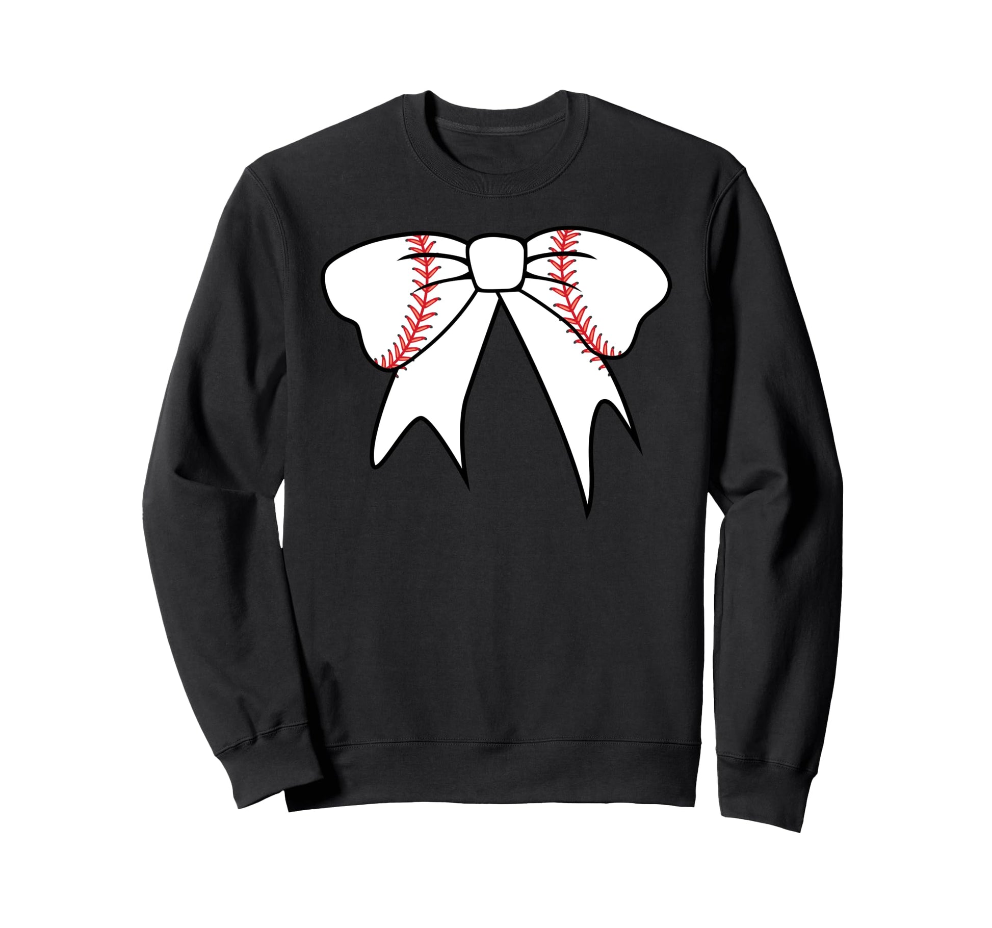 Baseball Mom Coquette Bow Baseball Sweatshirt - Graphic Print Men Women - T-Shirt, Sweatshirt, Hoodie