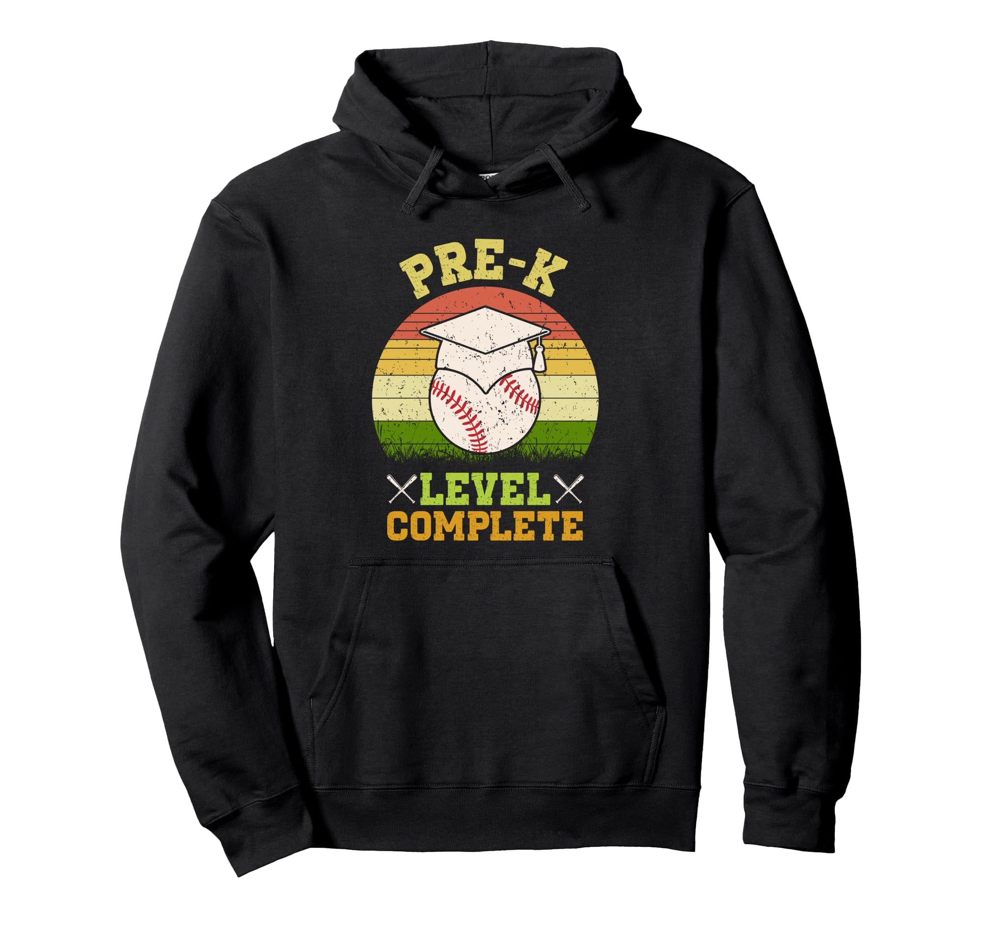 Pre K Level Complete Baseball Hoodie - Casual Everyday Wear Men Women - T-Shirt, Sweatshirt, Hoodie