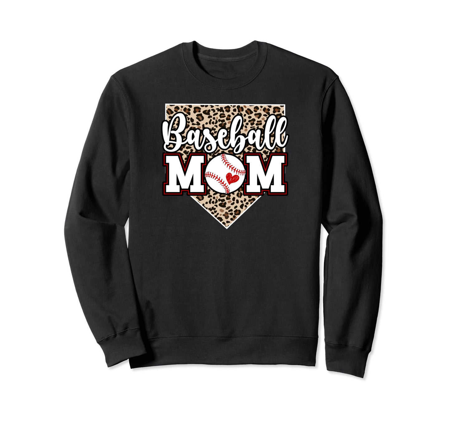 Baseball Mom Baseball Player Mama Sweatshirt - Custom Art Print for Adults - T-Shirt, Sweatshirt, Hoodie