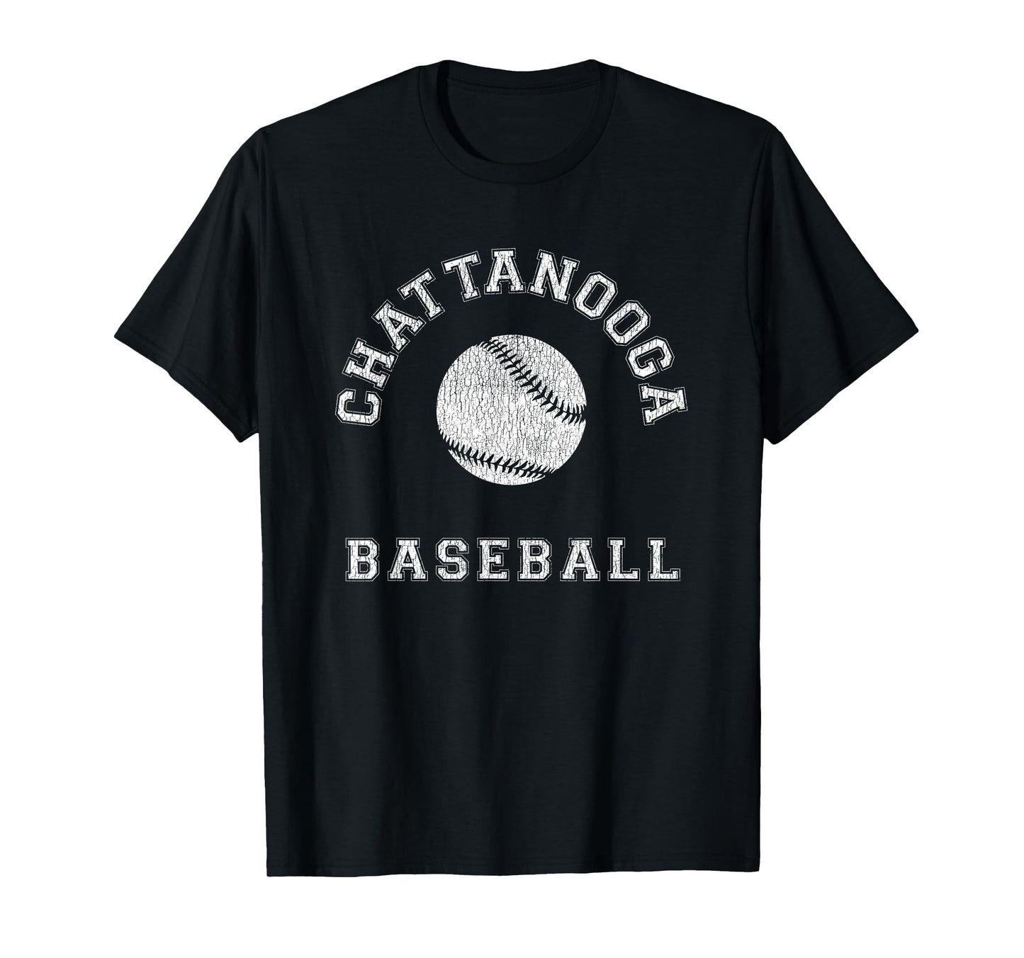 Chattanooga Baseball Distressed T-Shirt - Streetwear Style Men Women - T-Shirt, Sweatshirt, Hoodie