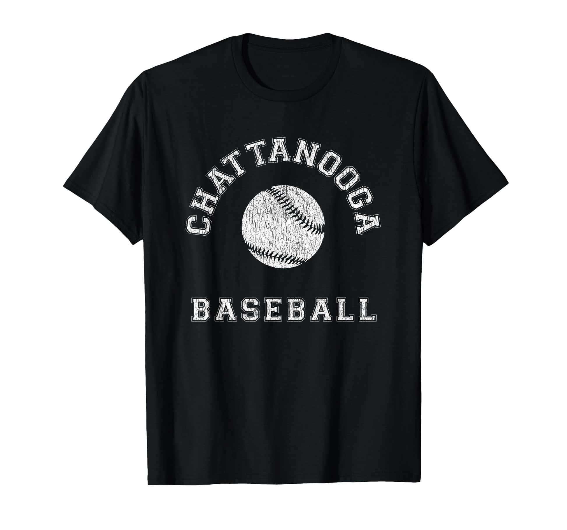 Chattanooga Baseball Distressed T-Shirt - Streetwear Style Men Women - T-Shirt, Sweatshirt, Hoodie