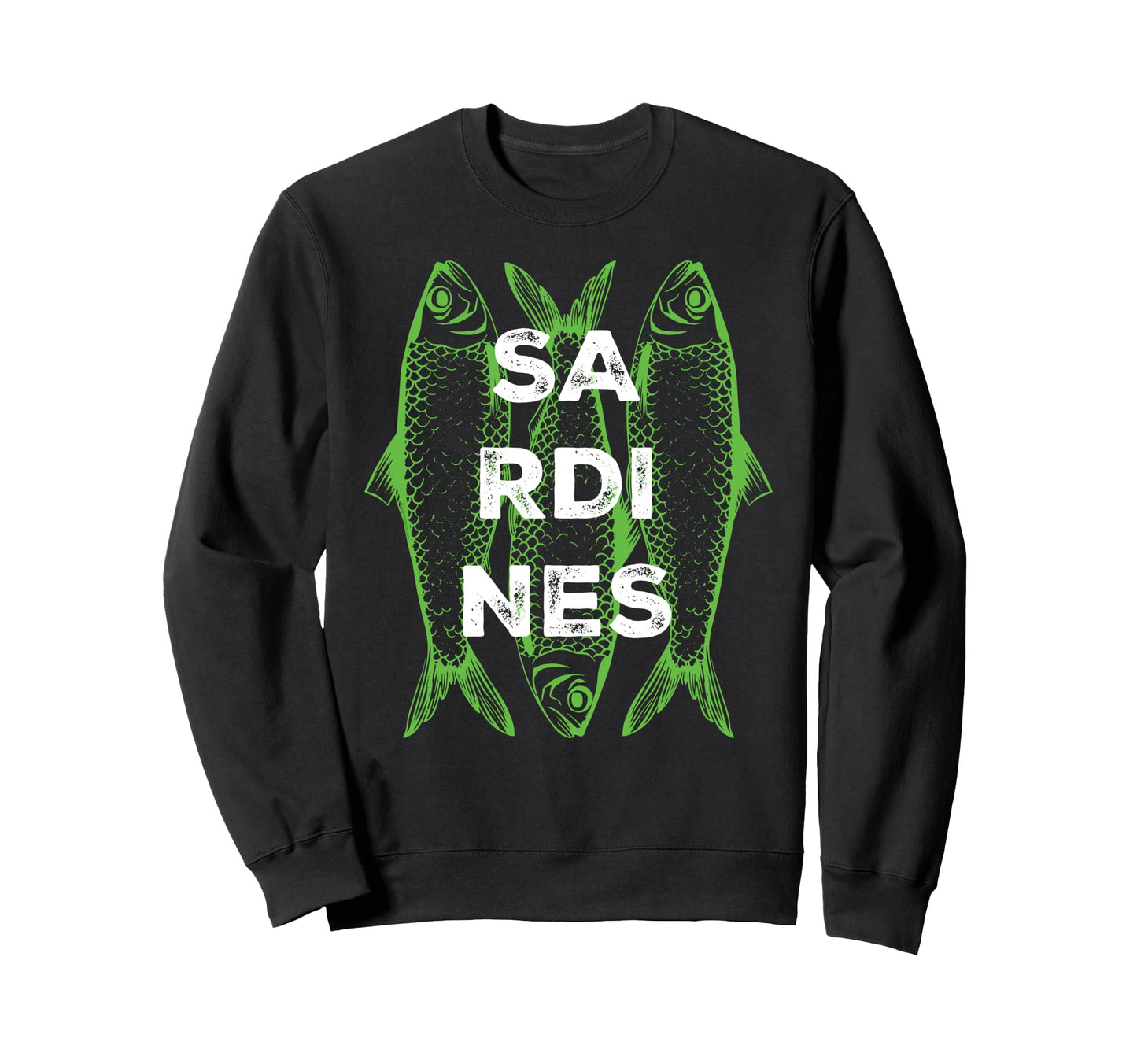 Sardines Illustration Trio Minimalist Sweatshirt - Graphic Print Men Women - T-Shirt, Sweatshirt, Hoodie