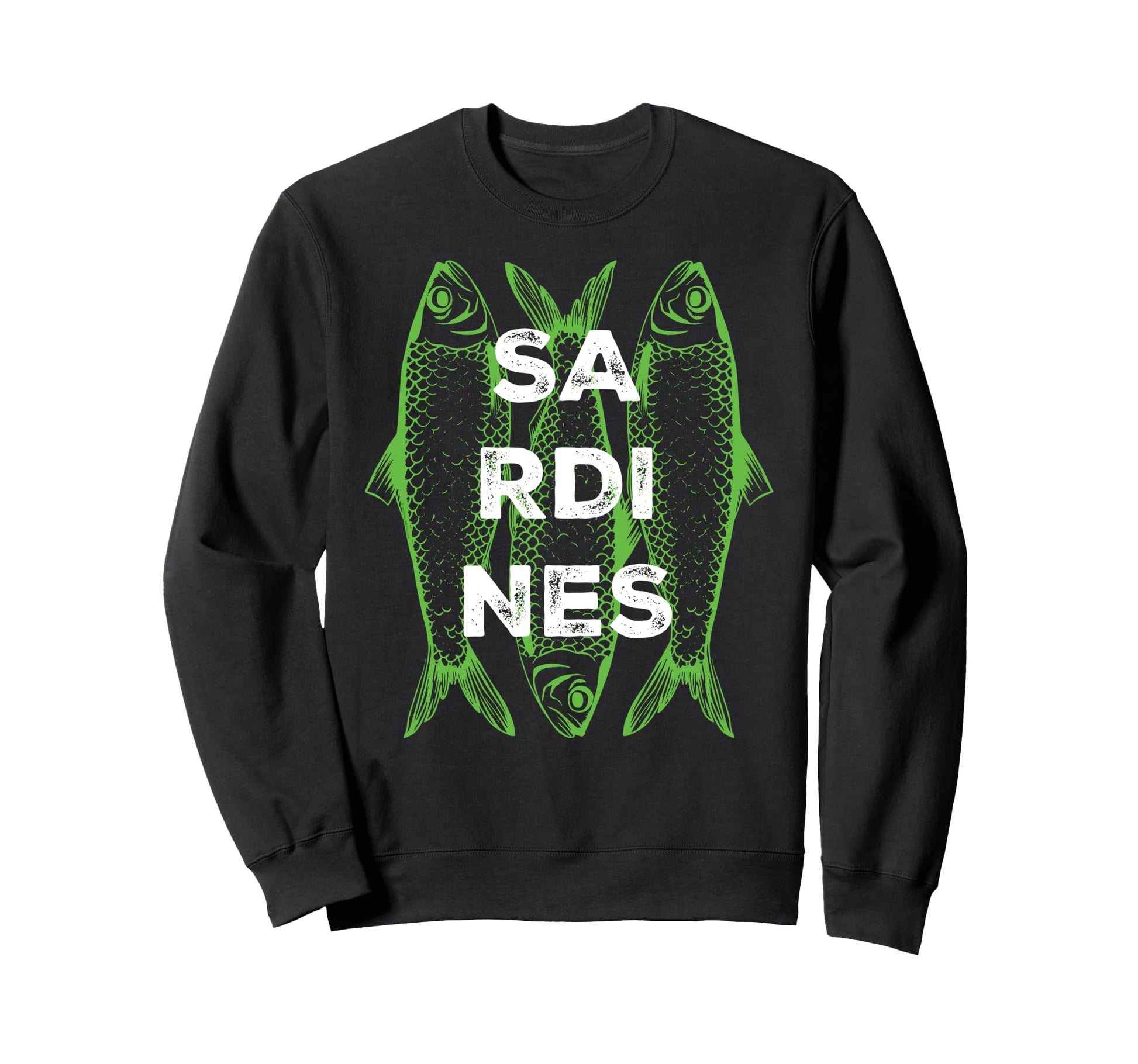 Sardines Illustration Trio Minimalist Sweatshirt - Graphic Print Men Women - T-Shirt, Sweatshirt, Hoodie