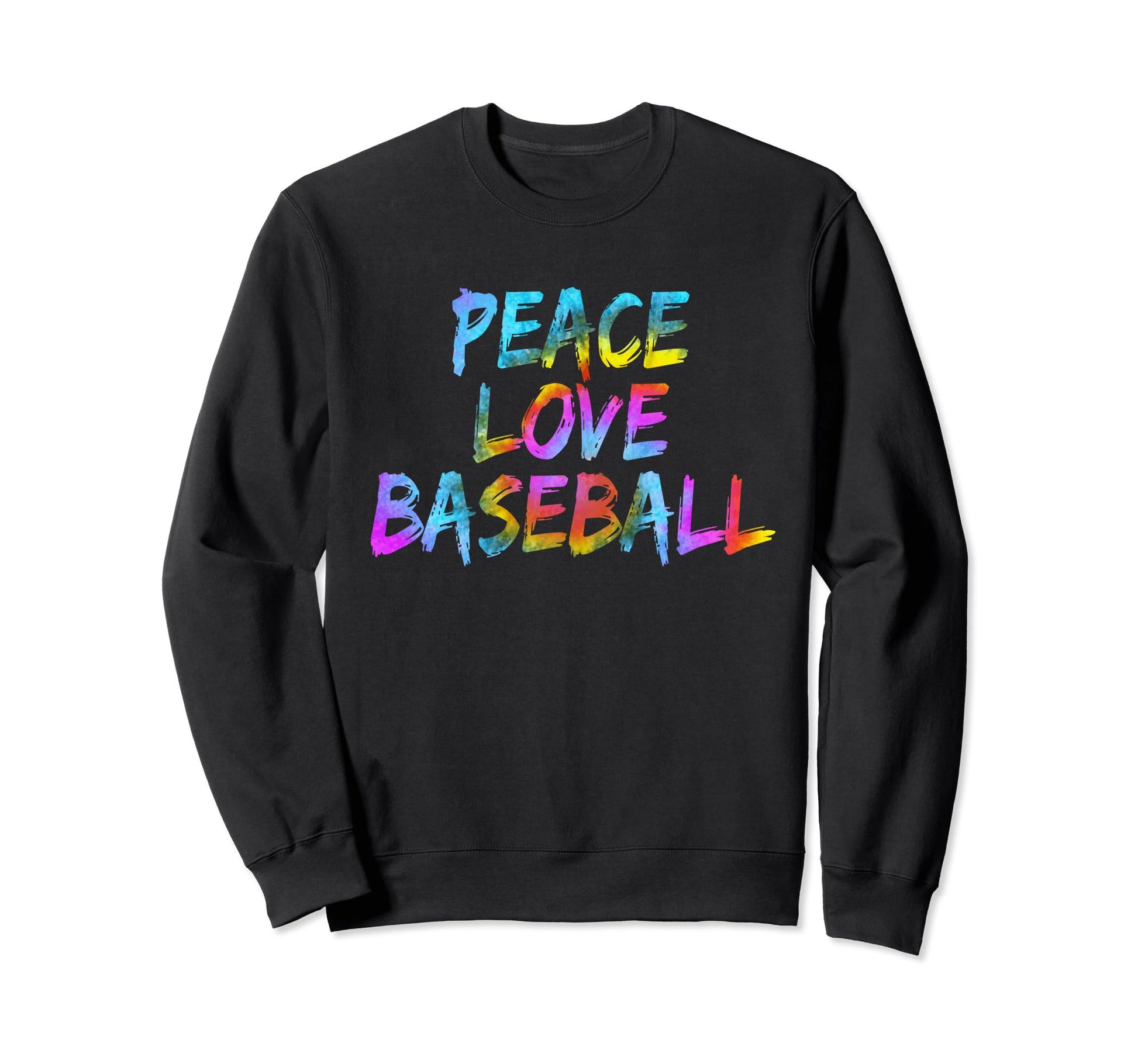 Coach Baseball Player Outfit Peace Love Sweatshirt - Unique Graphic Unisex - T-Shirt, Sweatshirt, Hoodie