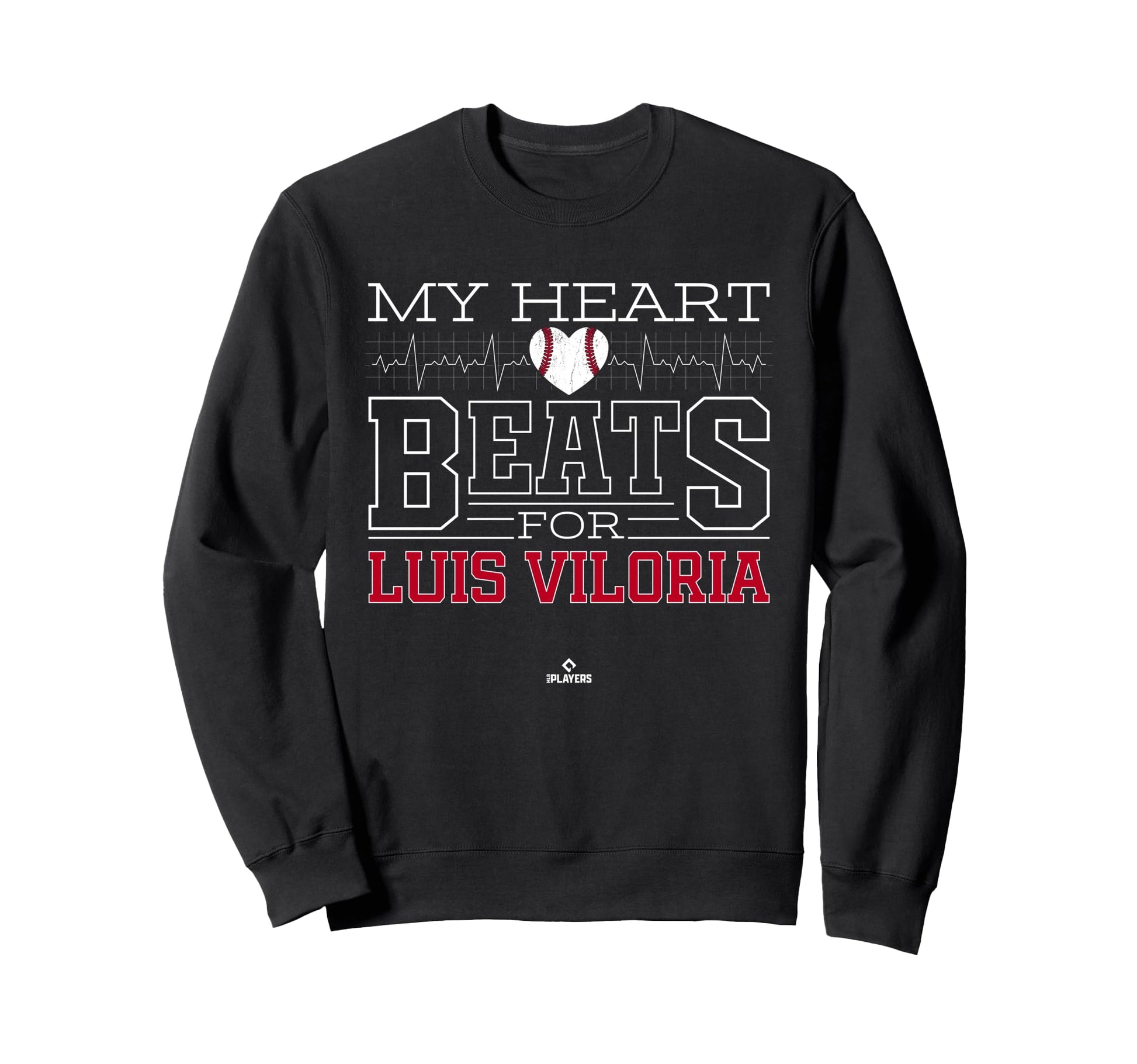 My Heart Beats Luis Viloria Prospect Sweatshirt - Unique Graphic Men Women - T-Shirt, Sweatshirt, Hoodie